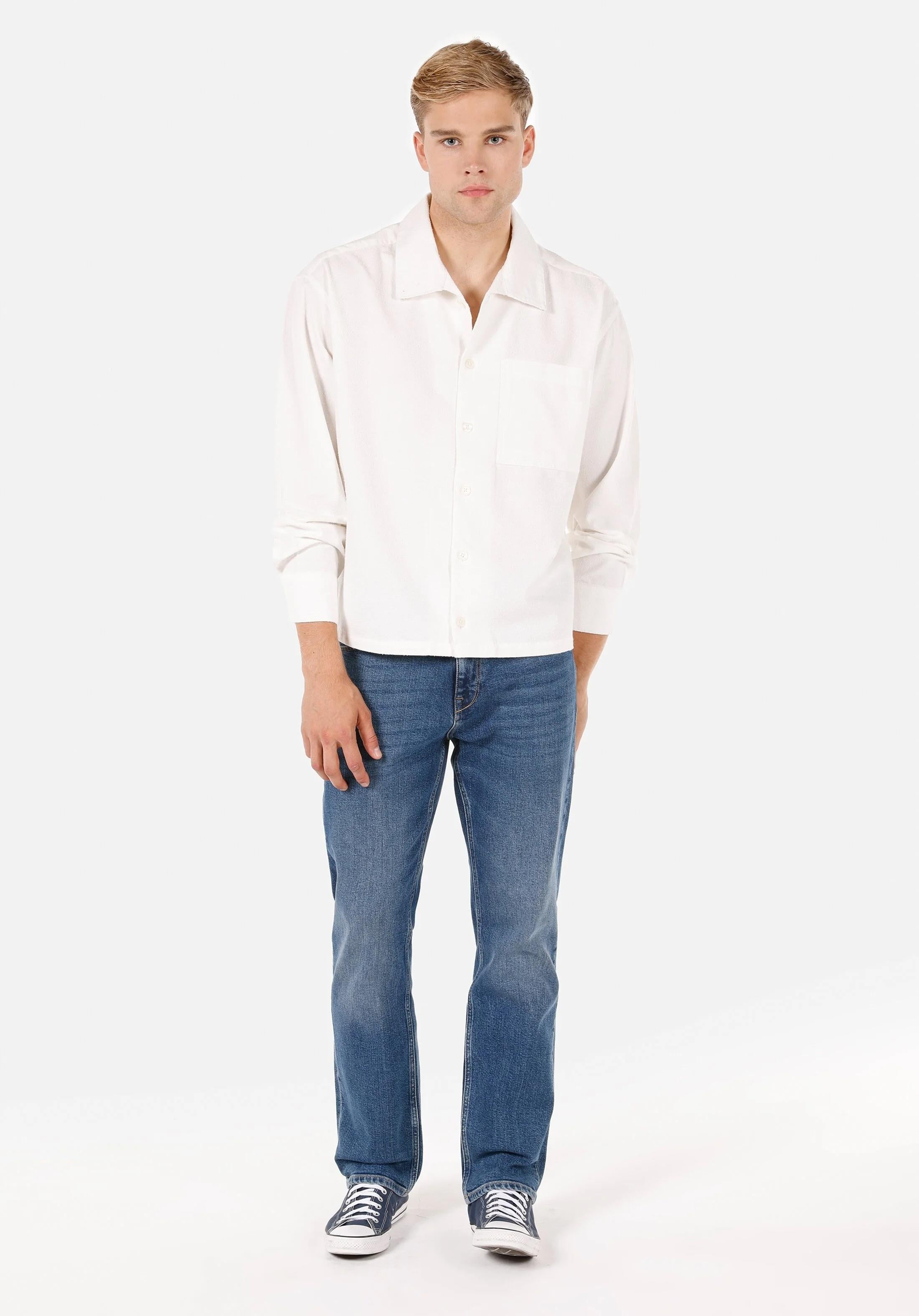DOKUMA ÜST ERKEK UZUN KOL GÖMLEK Slim Fit