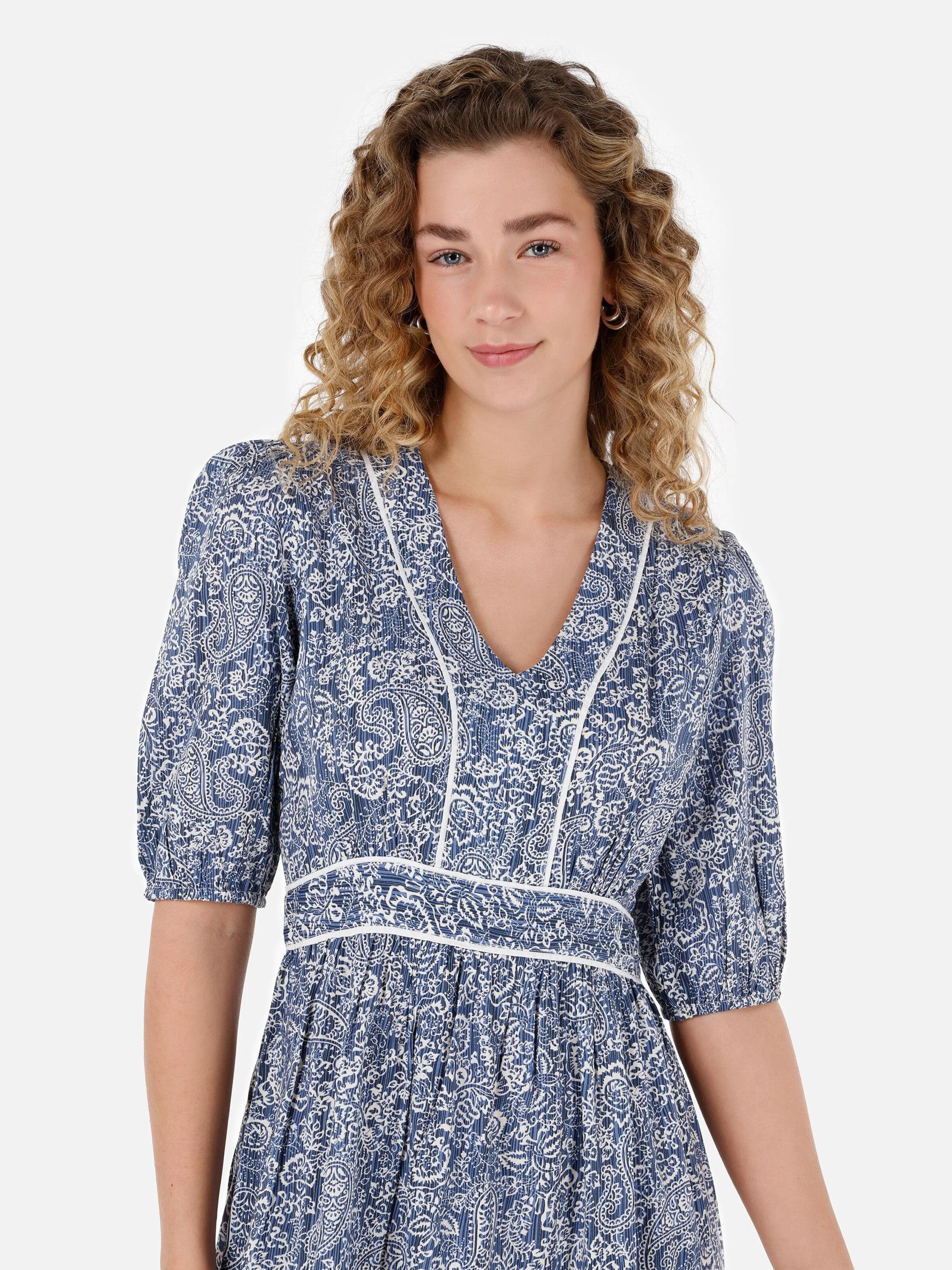 DOKUMA ÜST KADIN ELBISE Regular Fit