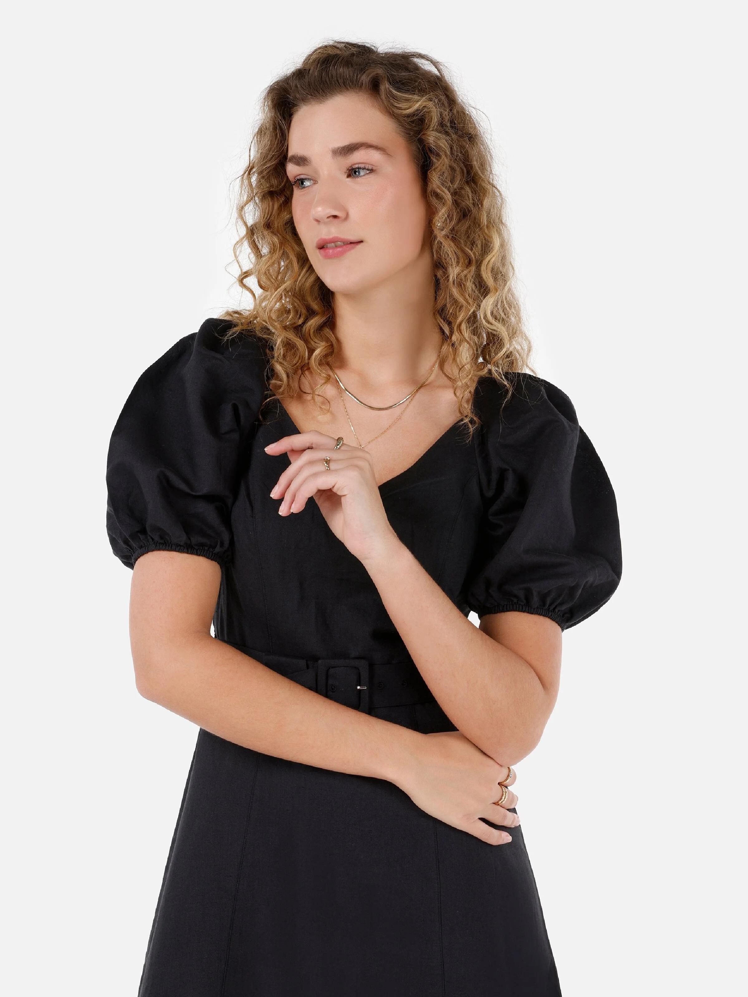 DOKUMA ÜST KADIN ELBISE Regular Fit