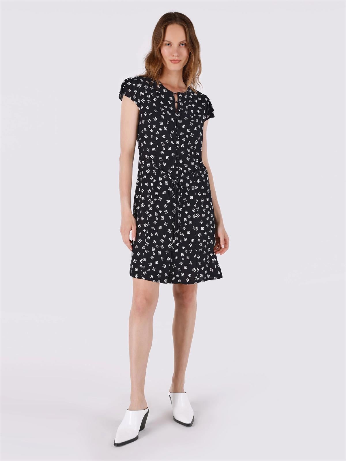 DOKUMA ÜST KADIN ELBISE Slim Fit