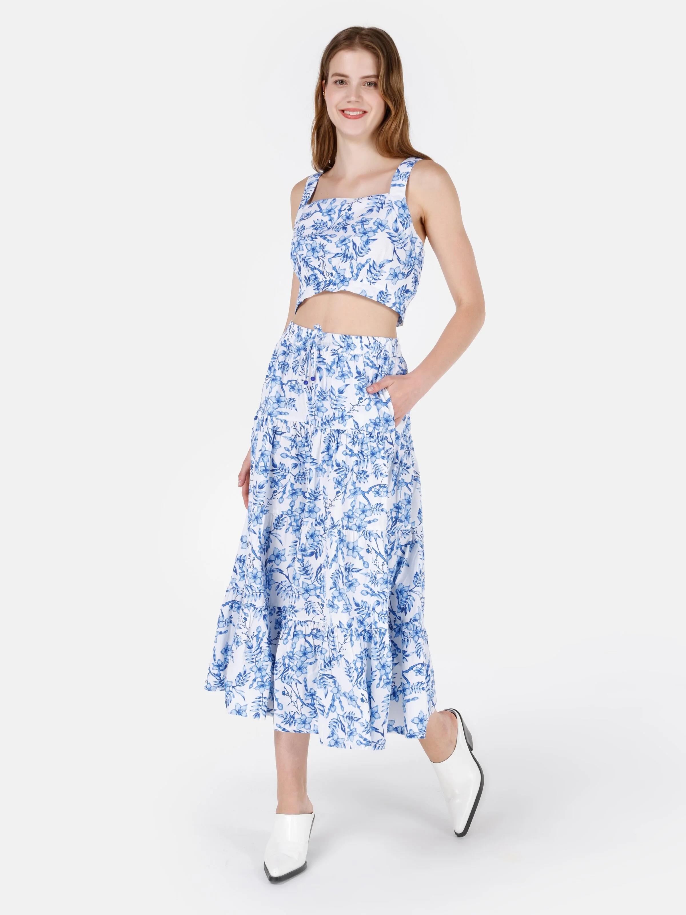 DOKUMA ÜST KADIN KISA KOL GÖMLEK Slim Fit