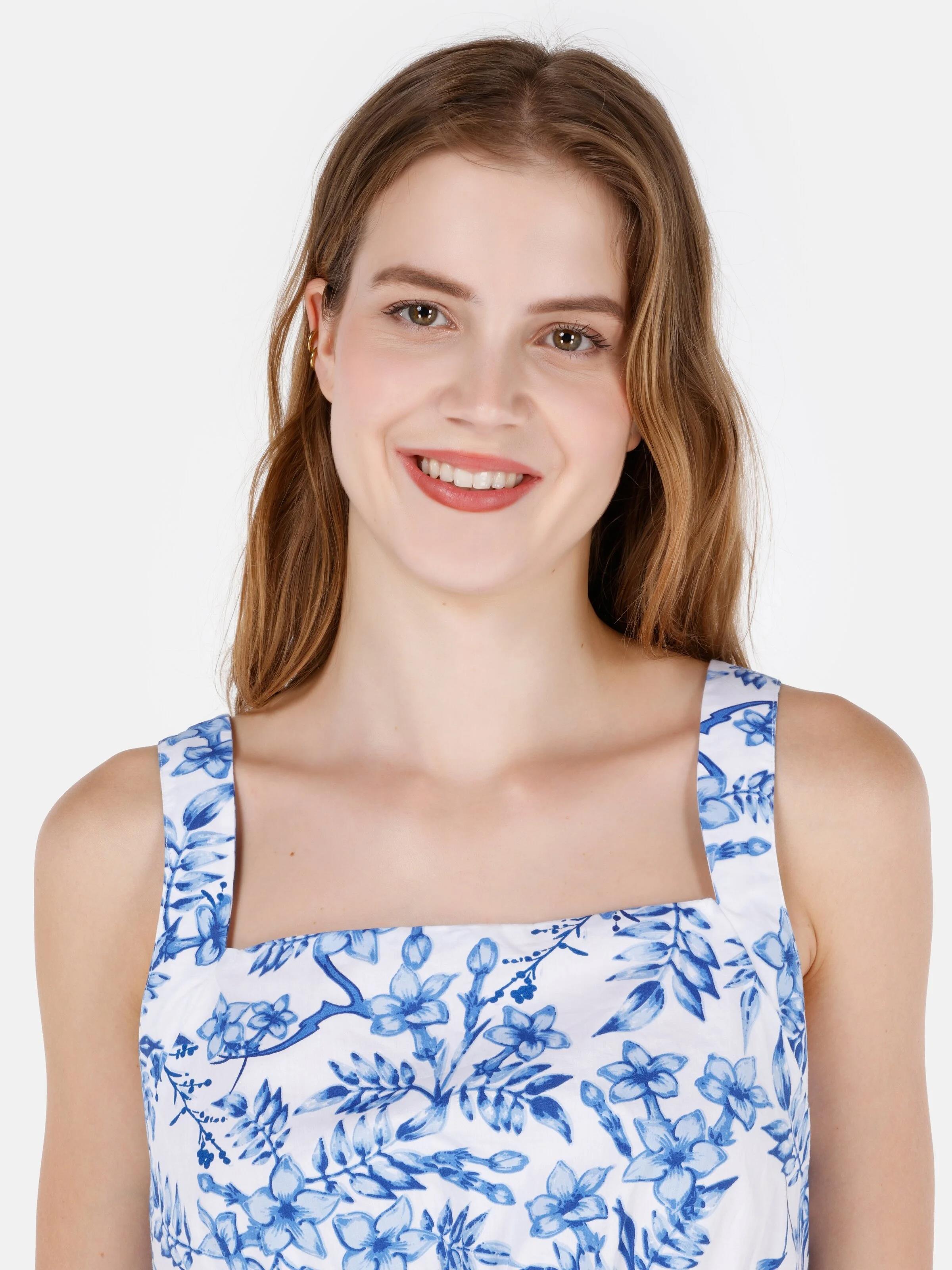 DOKUMA ÜST KADIN KISA KOL GÖMLEK Slim Fit