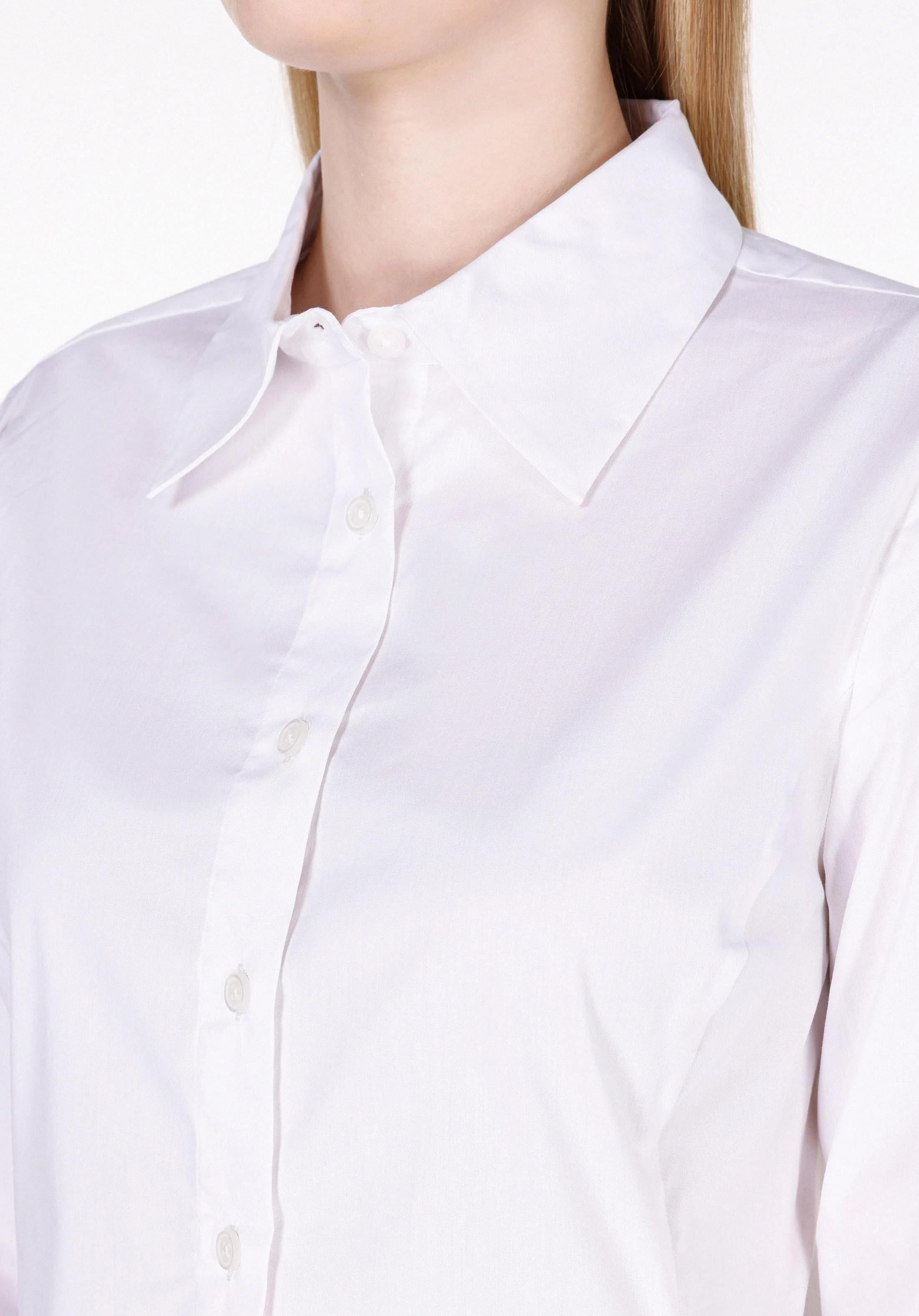 DOKUMA ÜST KADIN UZUN KOL GÖMLEK Slim Fit
