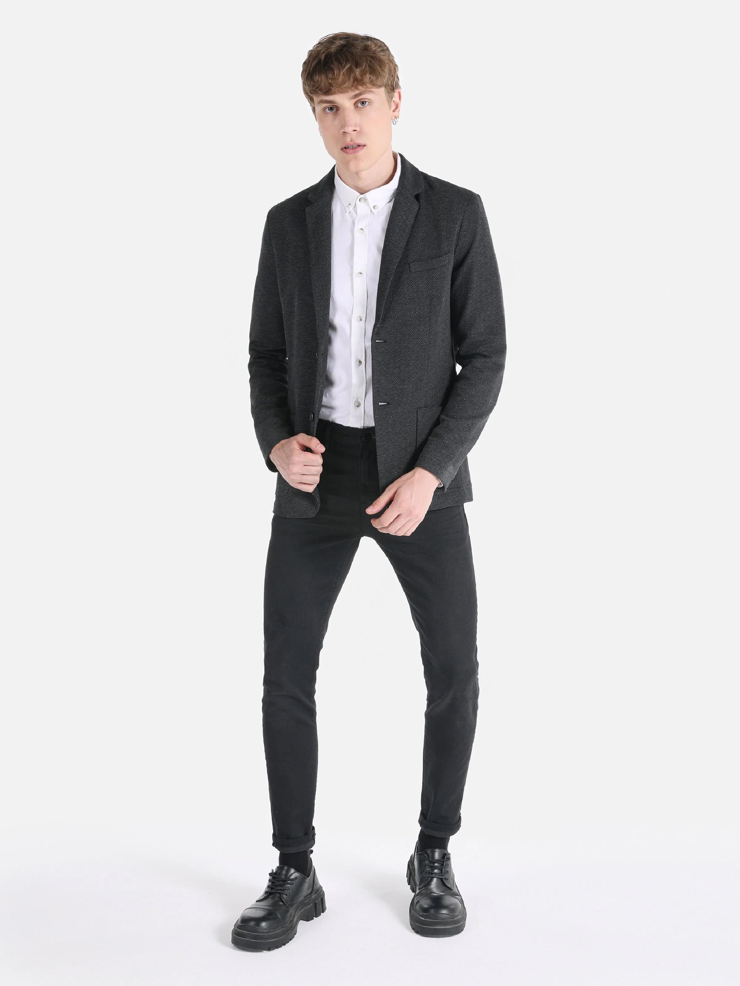 ÖRME ERKEK CEKET Slim Fit