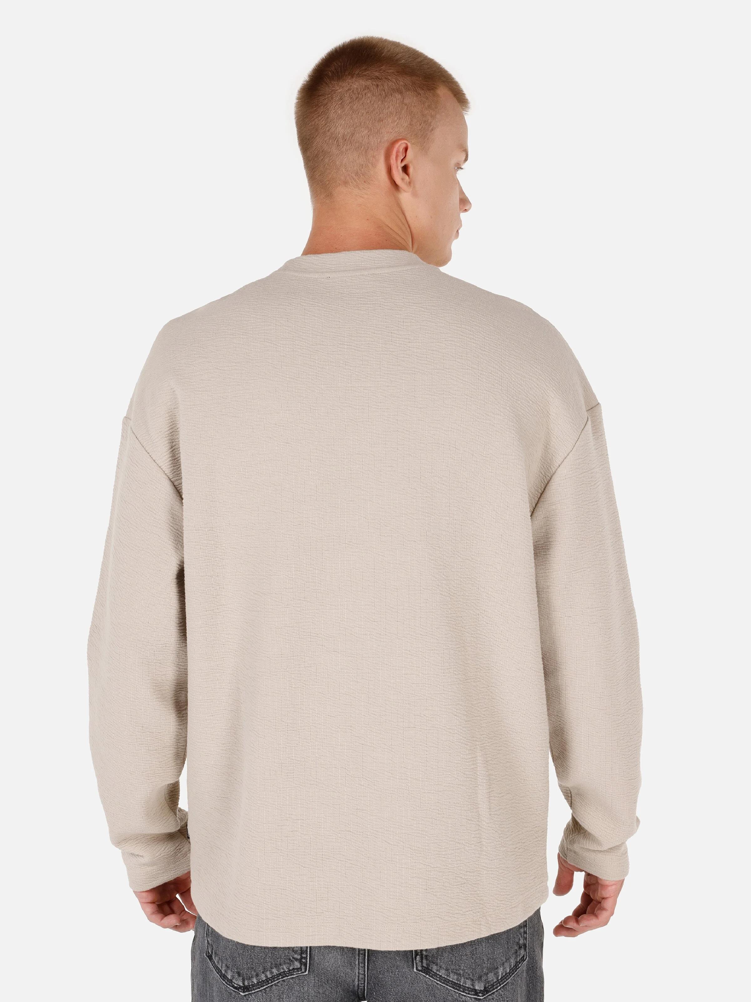 ÖRME ERKEK UZUN KOL T-SHIRT Comfort Fit