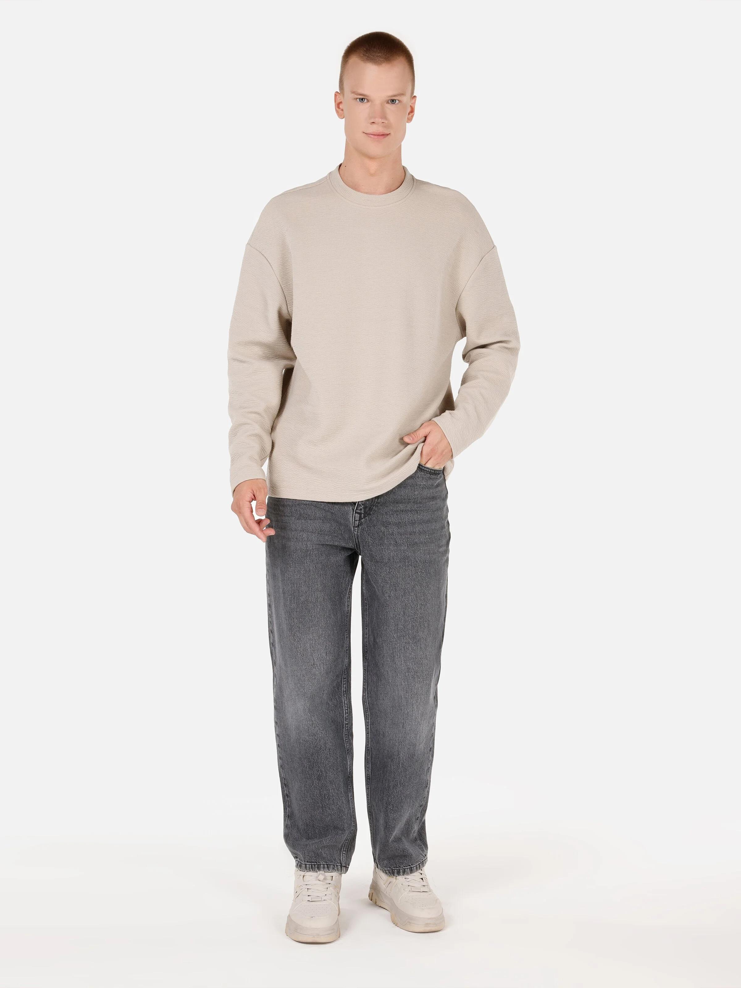 ÖRME ERKEK UZUN KOL T-SHIRT Comfort Fit