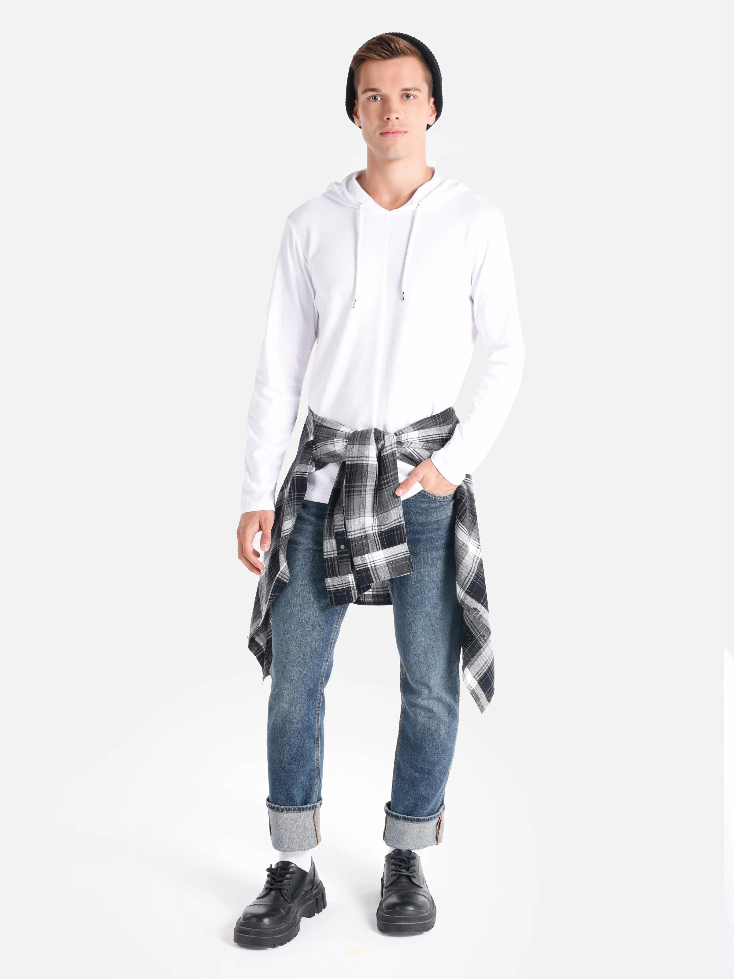 ÖRME ERKEK UZUN KOL T-SHIRT Regular Fit
