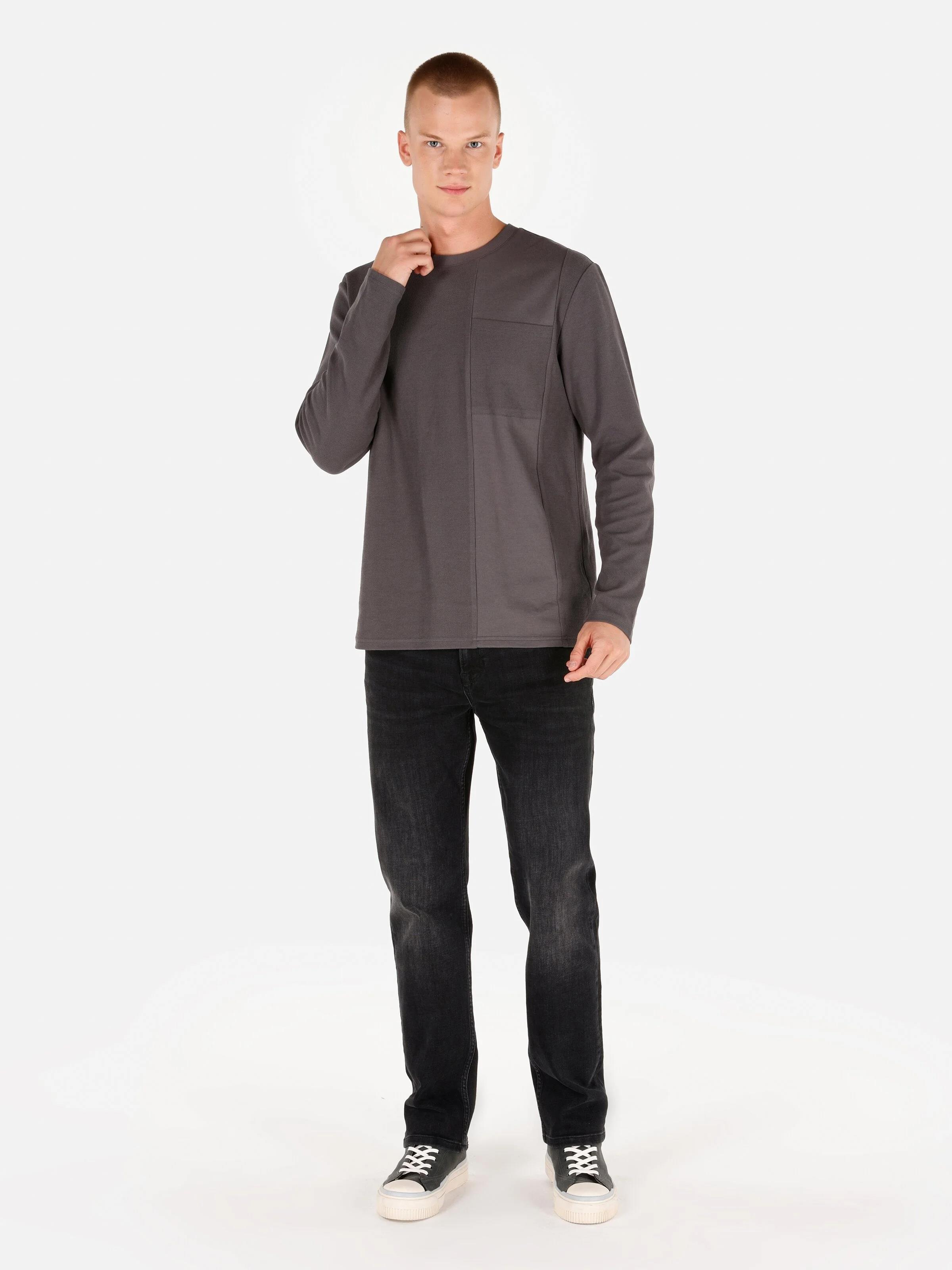 ÖRME ERKEK UZUN KOL T-SHIRT Regular Fit