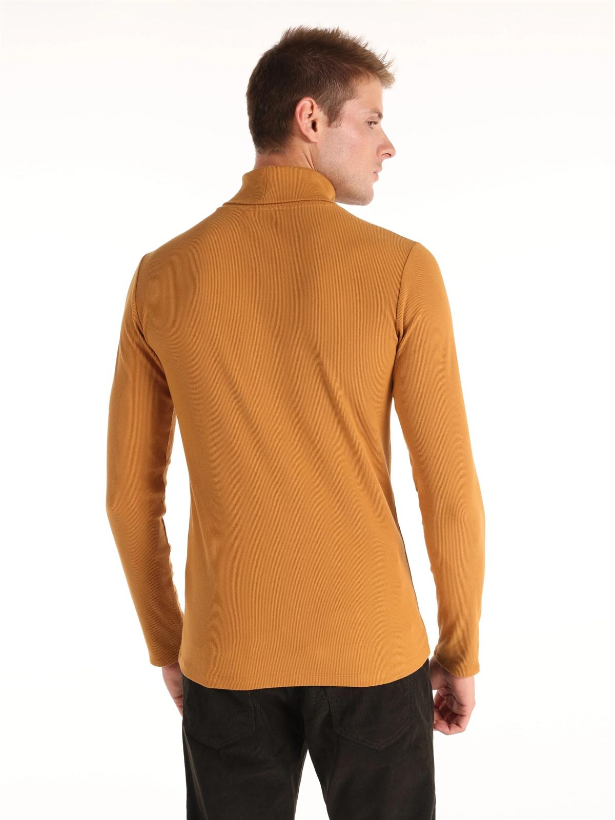 ÖRME ERKEK UZUN KOL T-SHIRT Slim Fit
