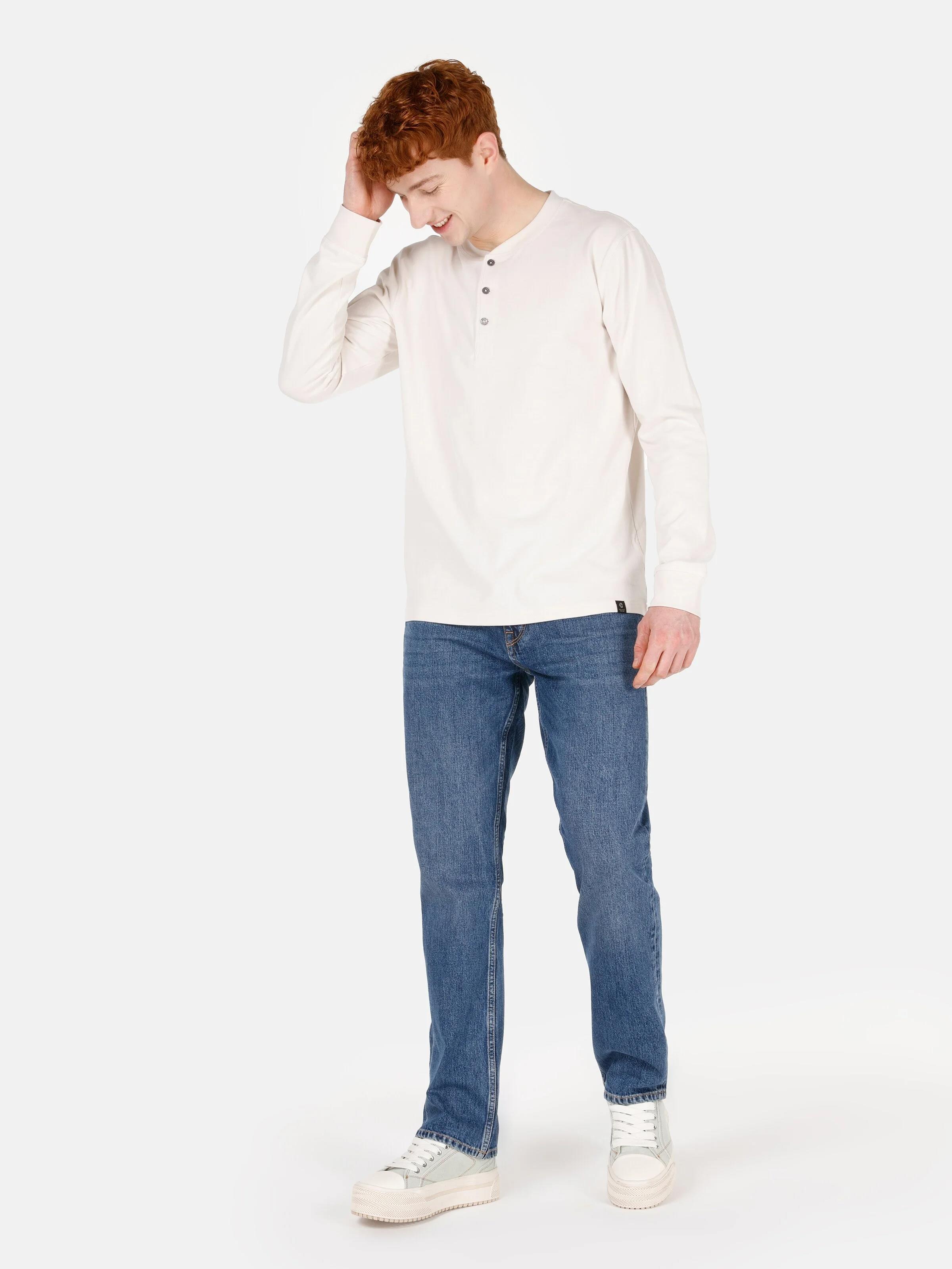 ÖRME ERKEK UZUN KOL T-SHIRT Slim Fit