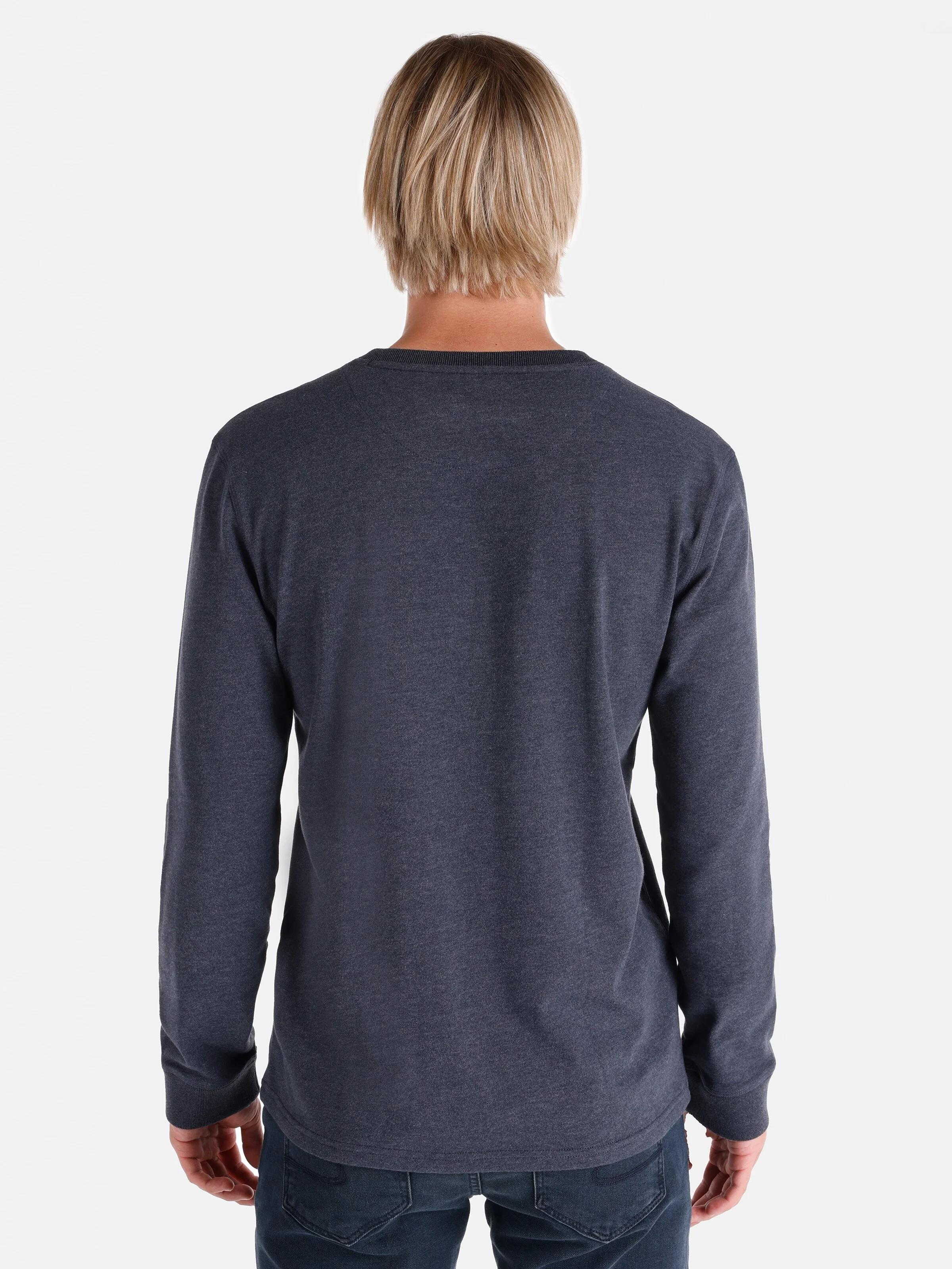 ÖRME ERKEK UZUN KOL T-SHIRT  Slim Fit