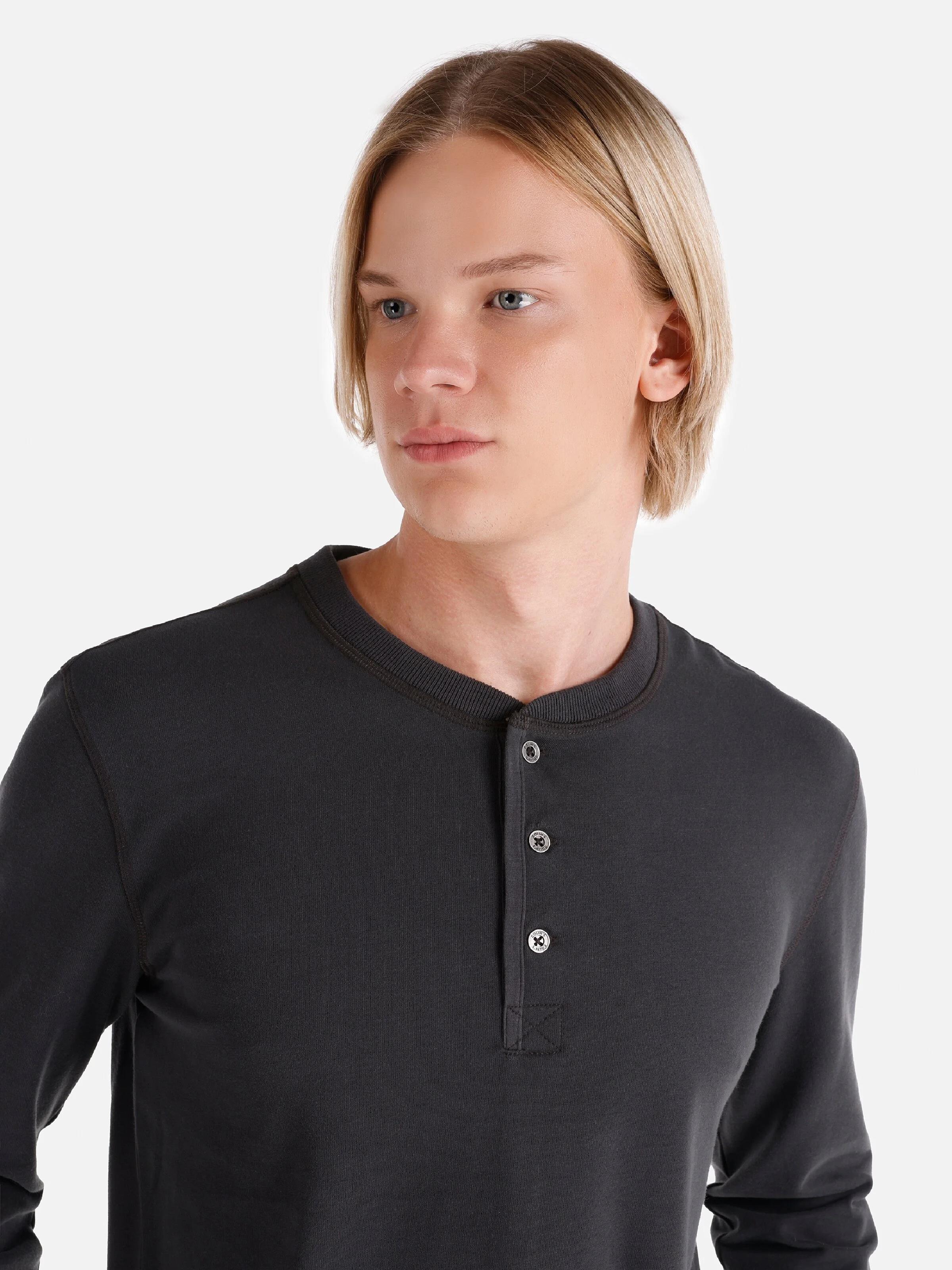 ÖRME ERKEK UZUN KOL T-SHIRT Slim Fit