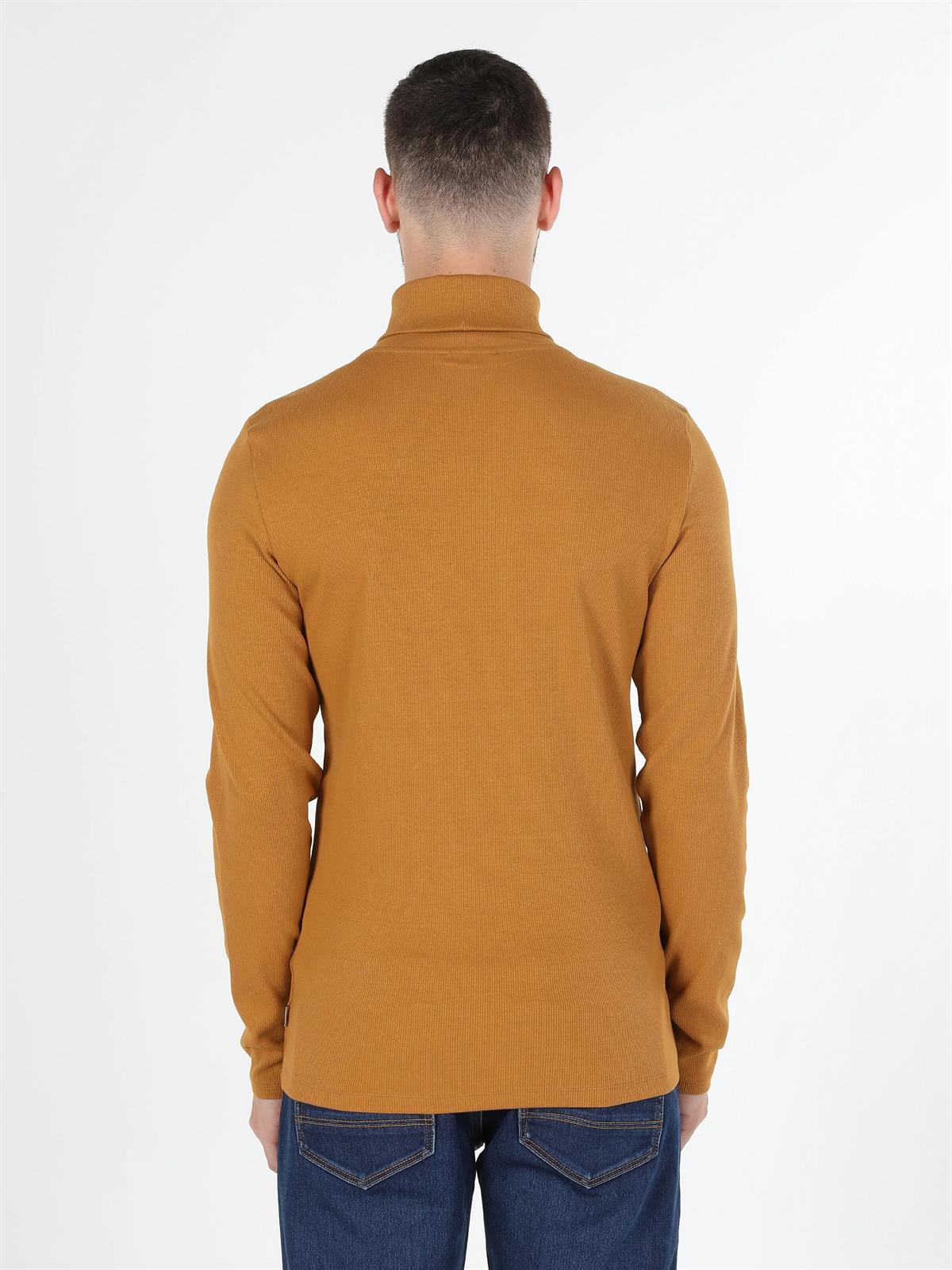ÖRME ERKEK UZUN KOL T-SHIRT Slim Fit