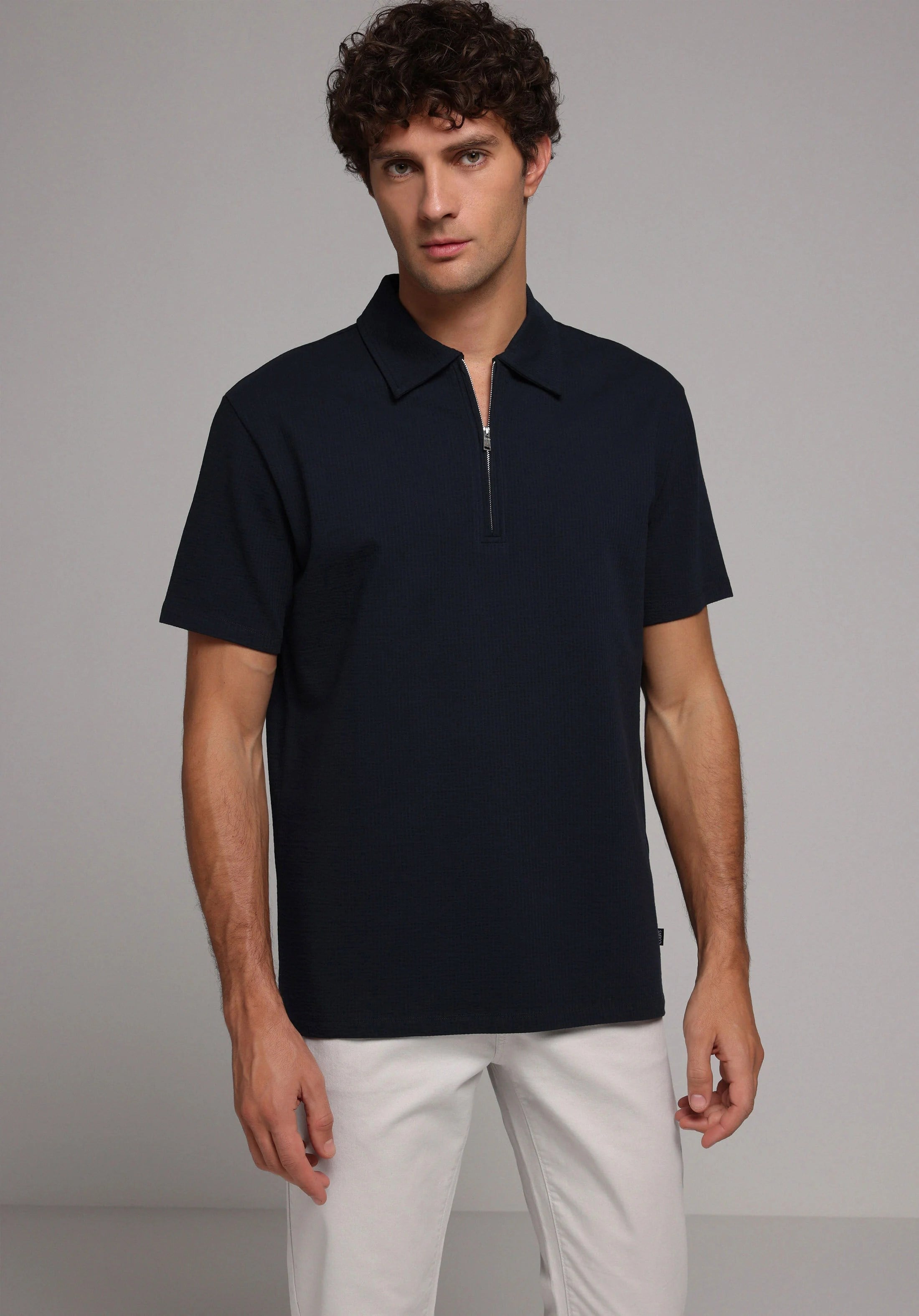 ÖRME ERKEK YAKALI KISA KOL T-SHIRT Comfort Fit