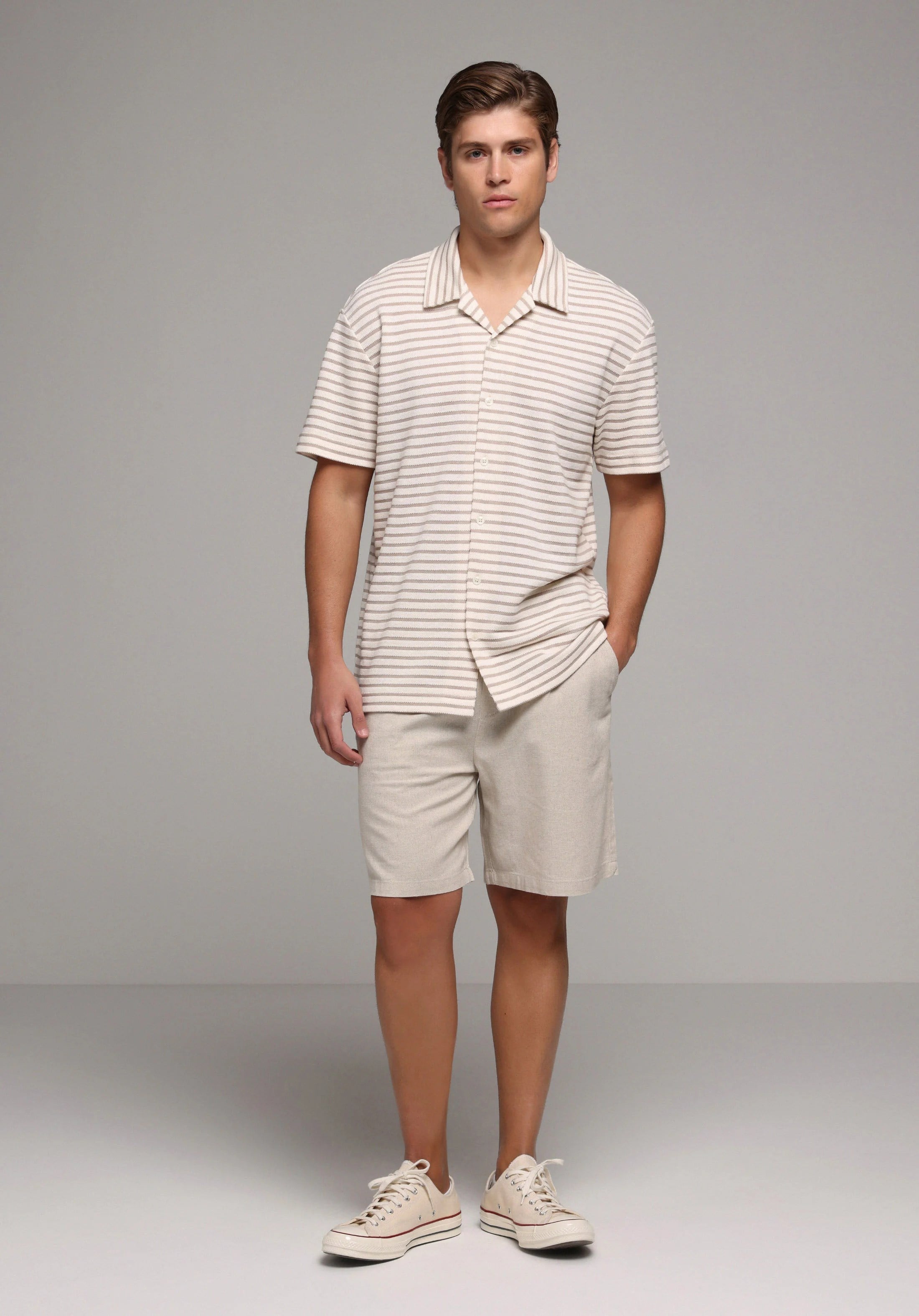 ÖRME ERKEK YAKALI KISA KOL T-SHIRT Comfort Fit