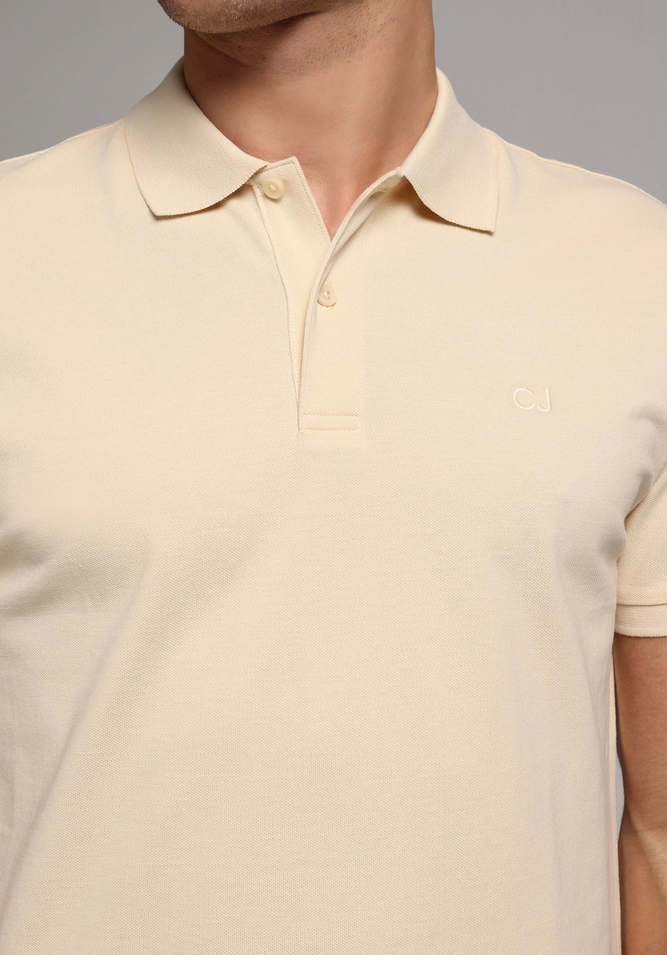 ÖRME ERKEK YAKALI KISA KOL T-SHIRT Regular Fit