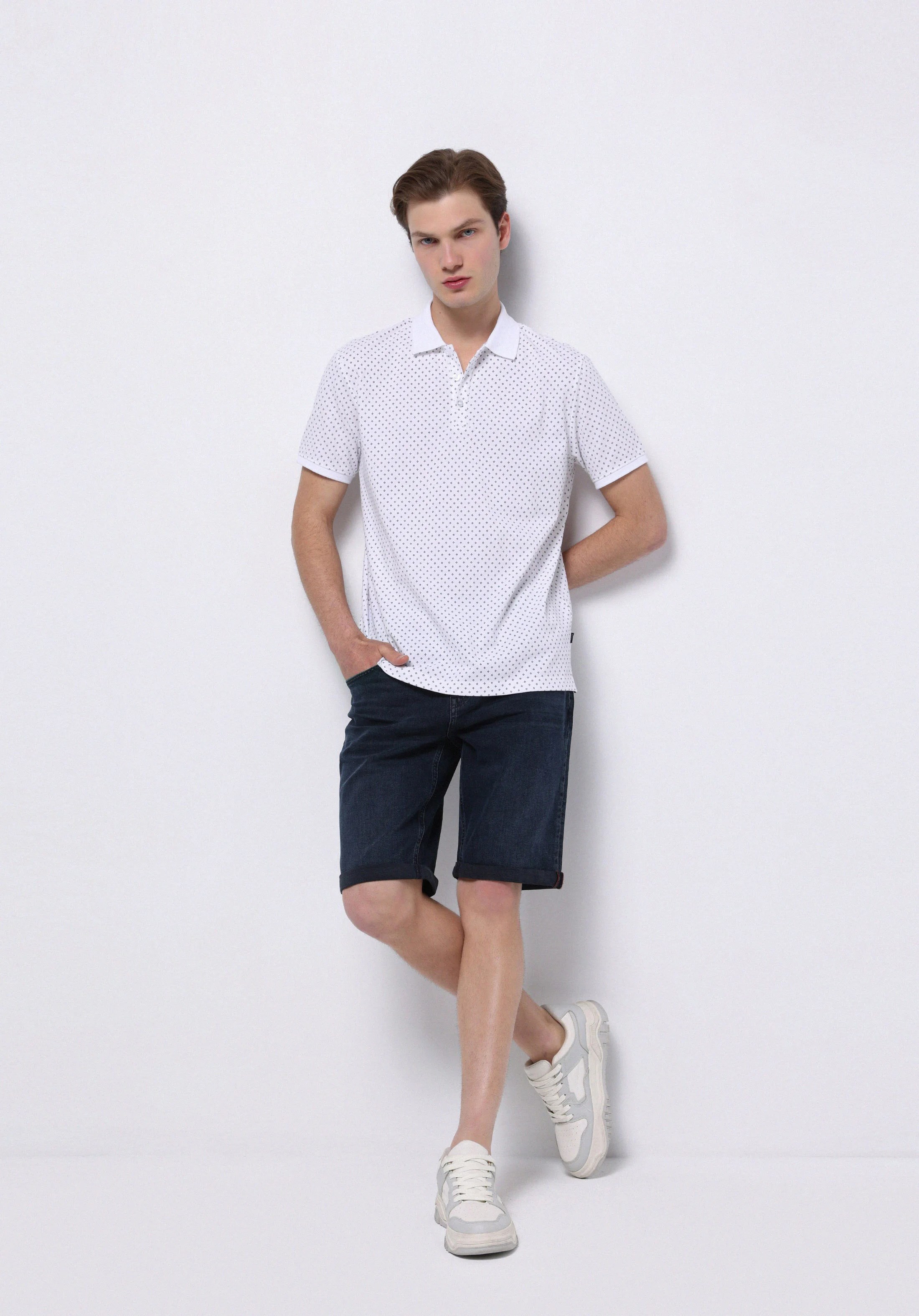 ÖRME ERKEK YAKALI KISA KOL T-SHIRT Regular Fit