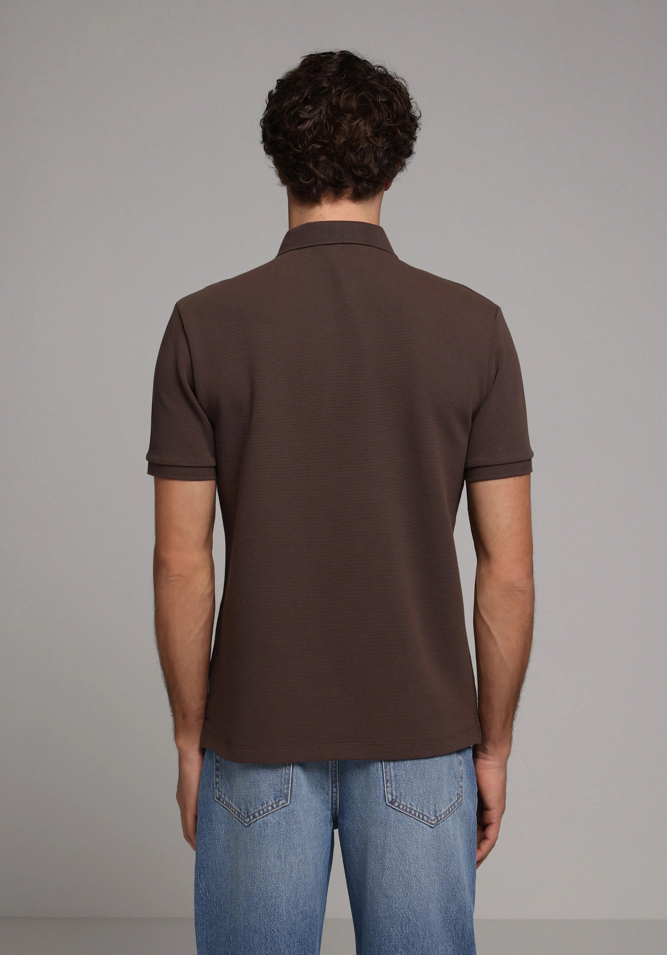 ÖRME ERKEK YAKALI KISA KOL T-SHIRT Regular Fit