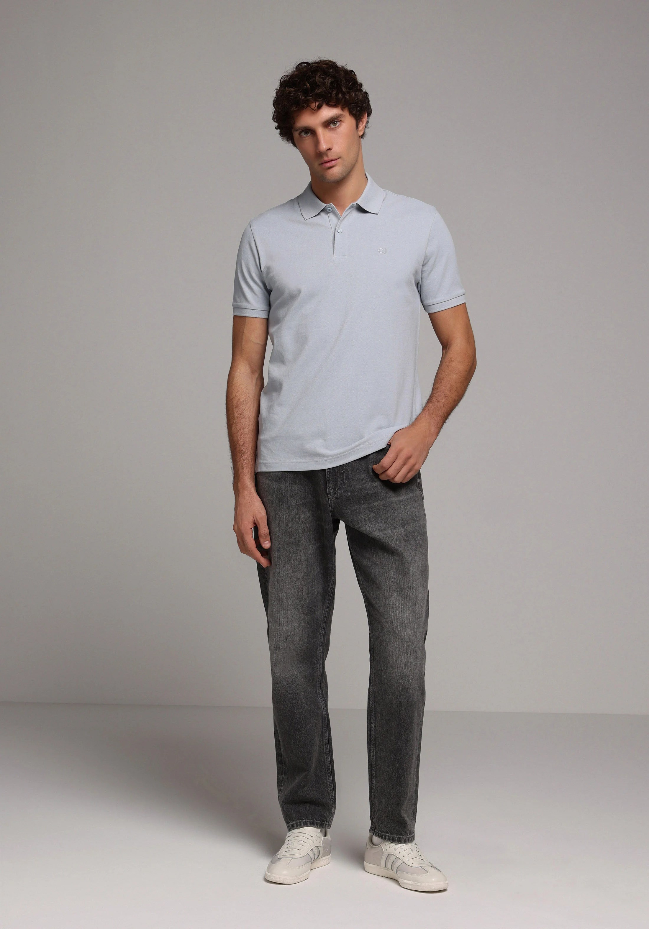 ÖRME ERKEK YAKALI KISA KOL T-SHIRT Regular Fit