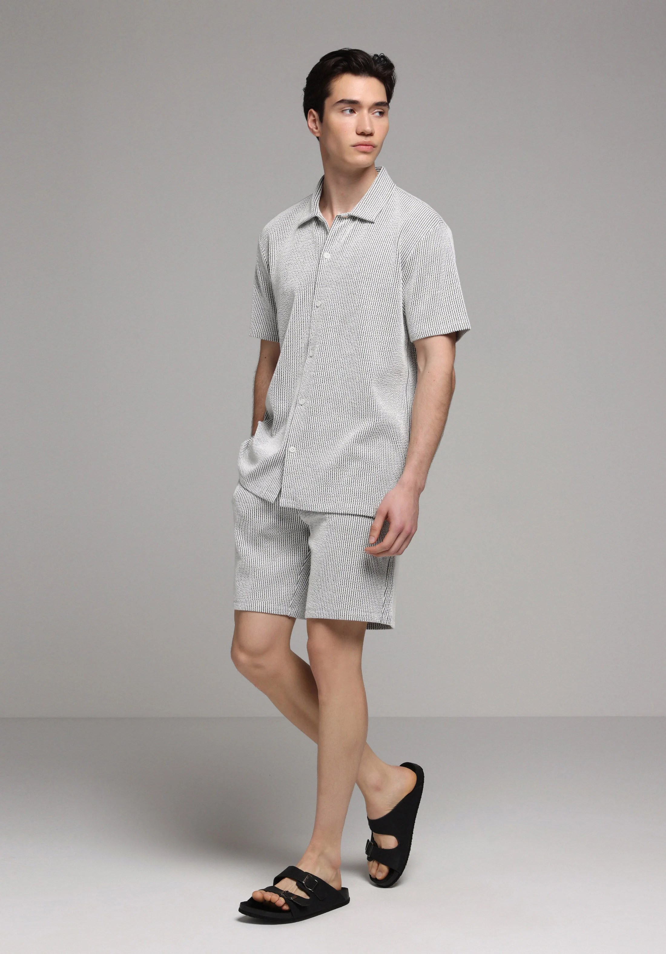 ÖRME ERKEK YAKALI KISA KOL T-SHIRT Regular Fit