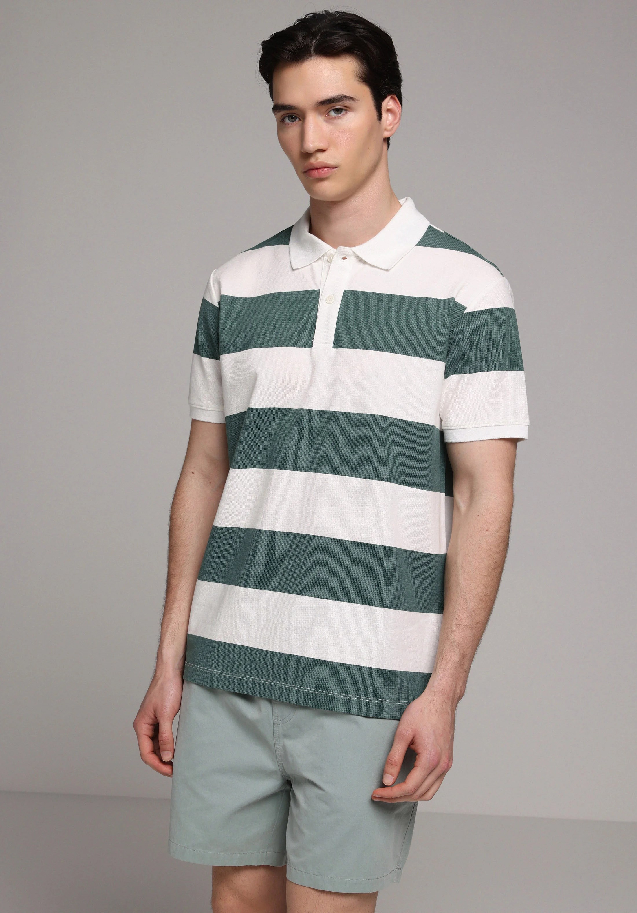 ÖRME ERKEK YAKALI KISA KOL T-SHIRT Regular Fit