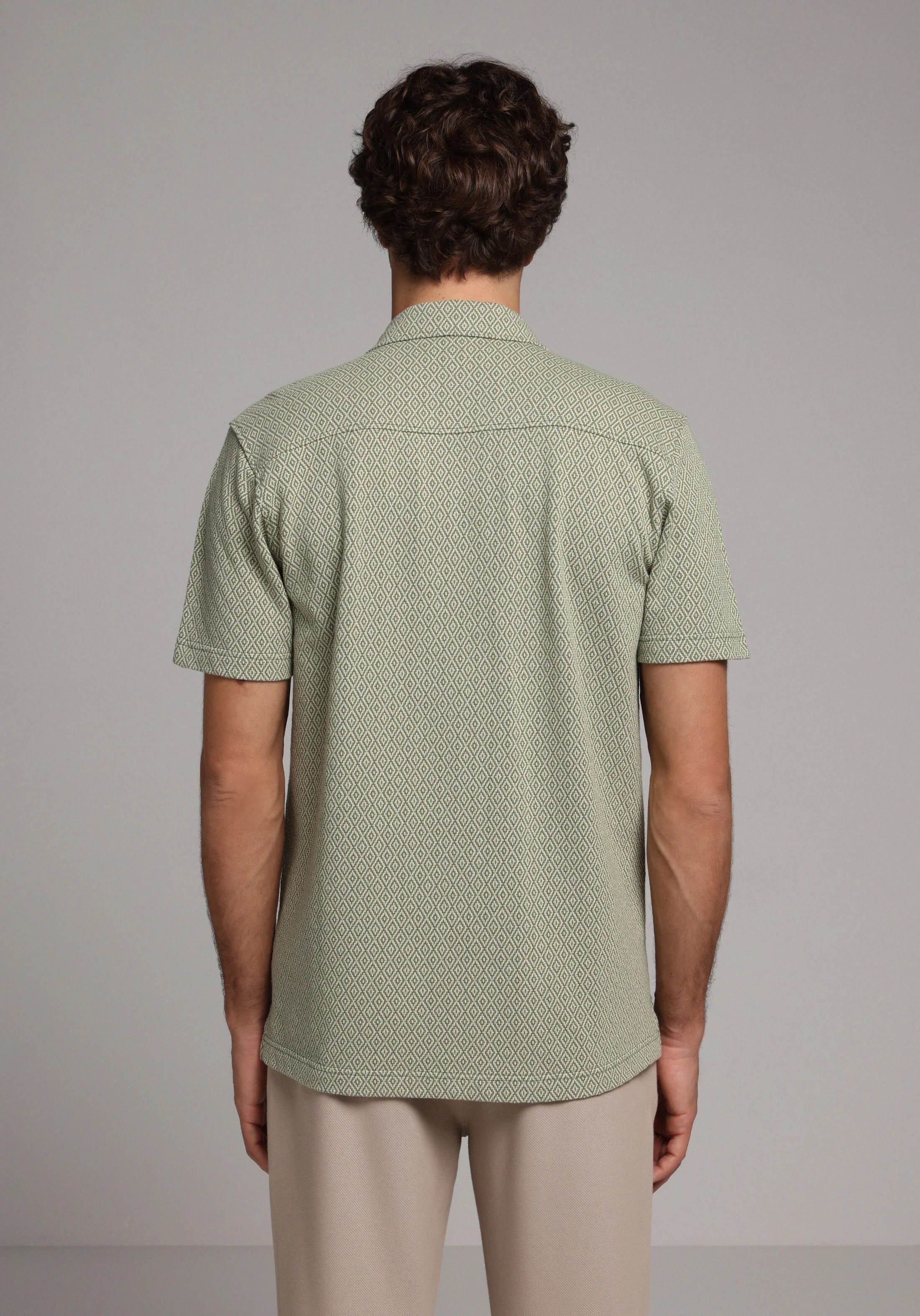ÖRME ERKEK YAKALI KISA KOL T-SHIRT Regular Fit