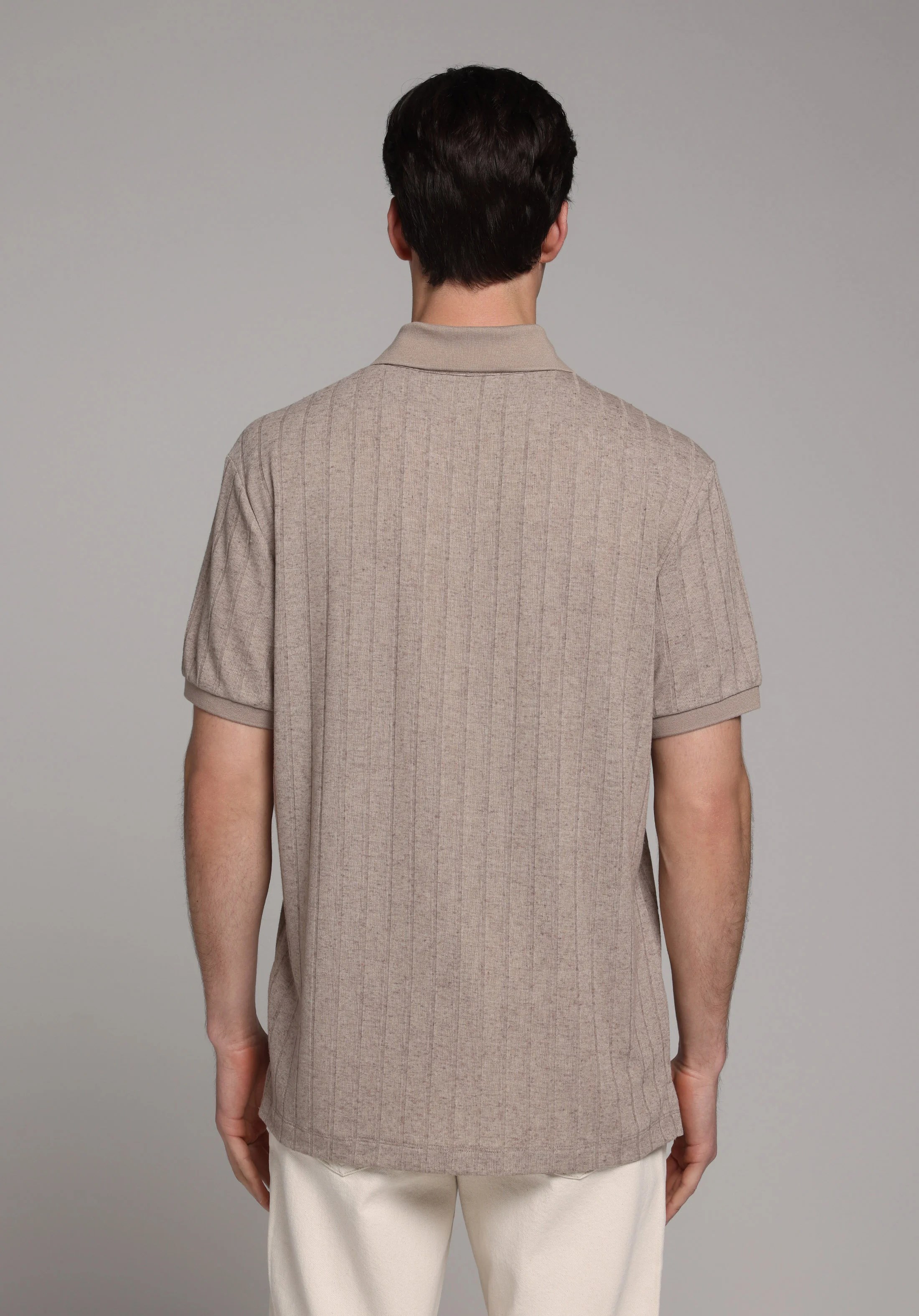 ÖRME ERKEK YAKALI KISA KOL T-SHIRT Regular Fit
