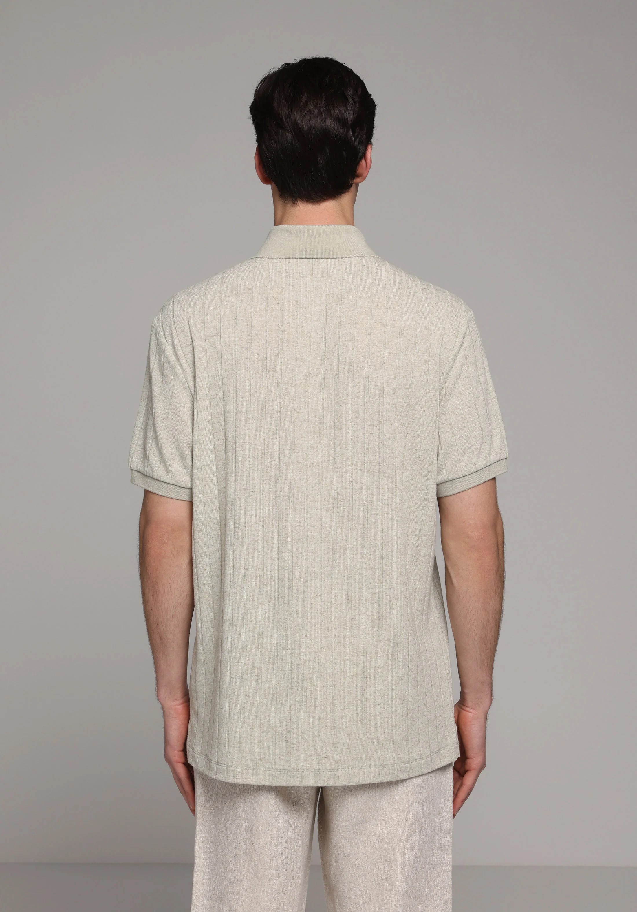 ÖRME ERKEK YAKALI KISA KOL T-SHIRT Regular Fit