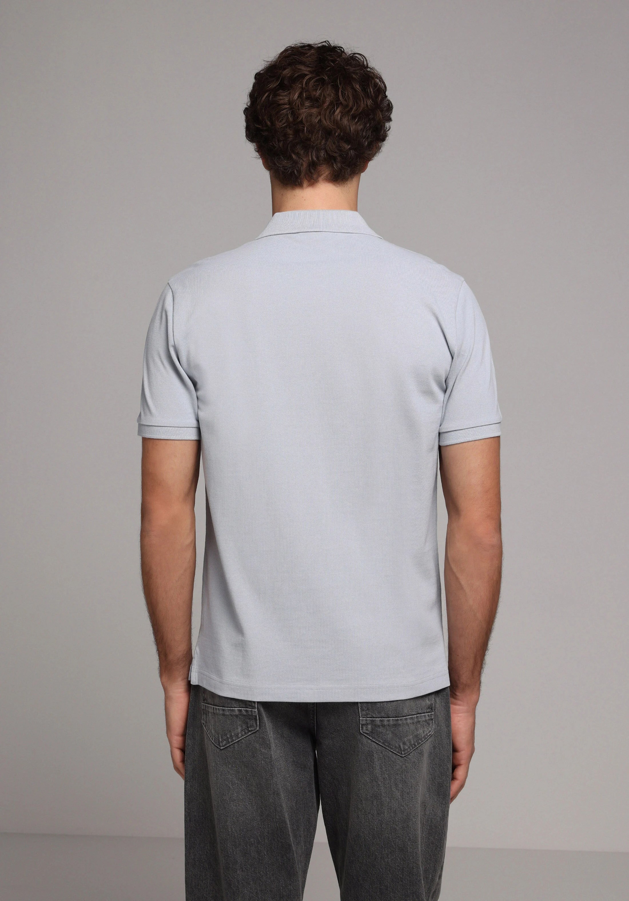 ÖRME ERKEK YAKALI KISA KOL T-SHIRT Regular Fit
