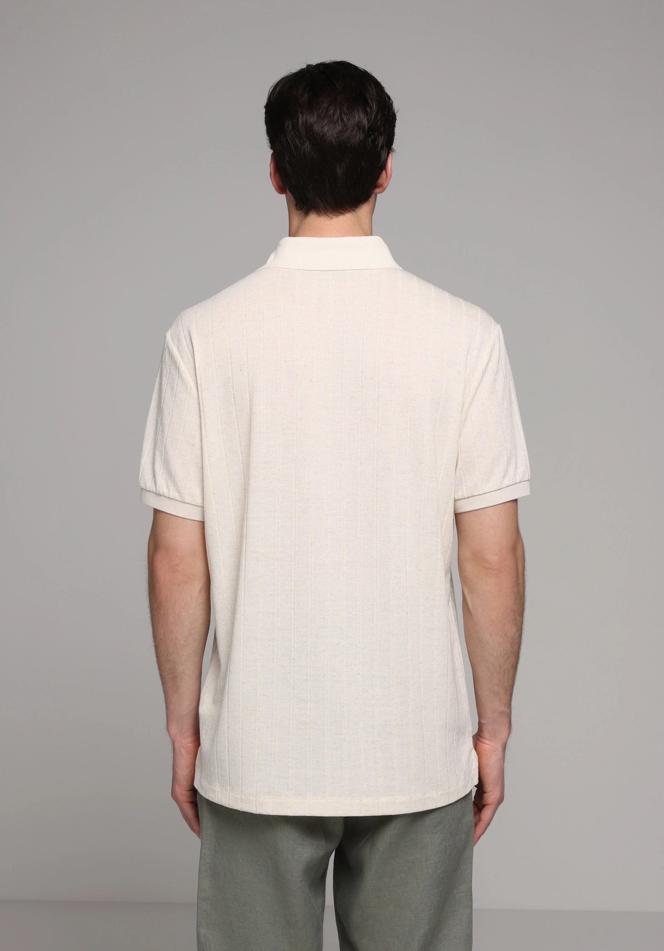 ÖRME ERKEK YAKALI KISA KOL T-SHIRT Regular Fit