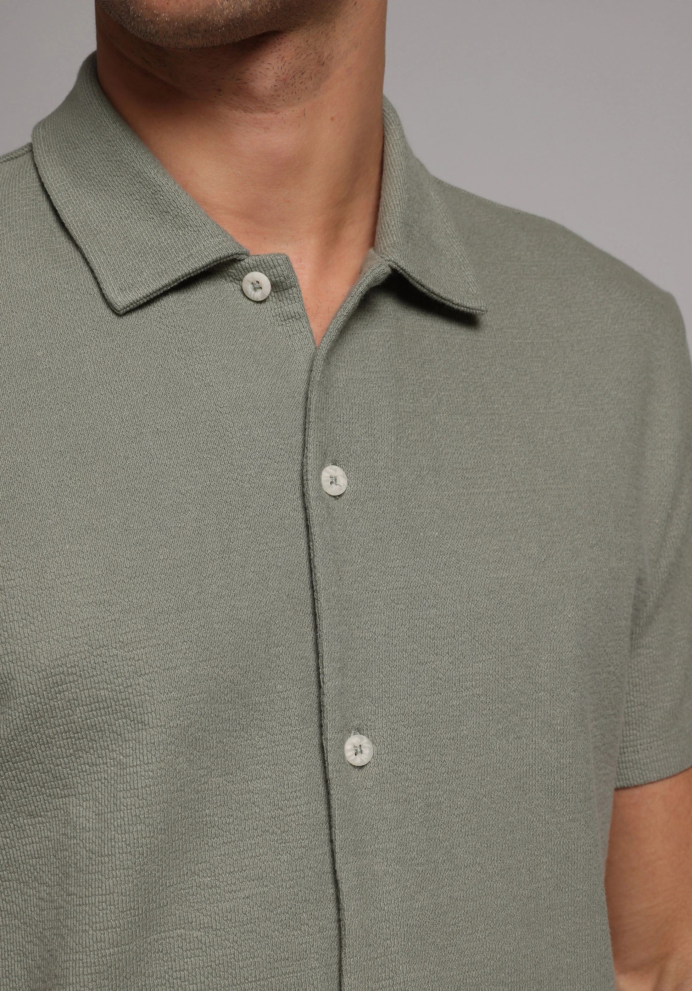 ÖRME ERKEK YAKALI KISA KOL T-SHIRT Regular Fit