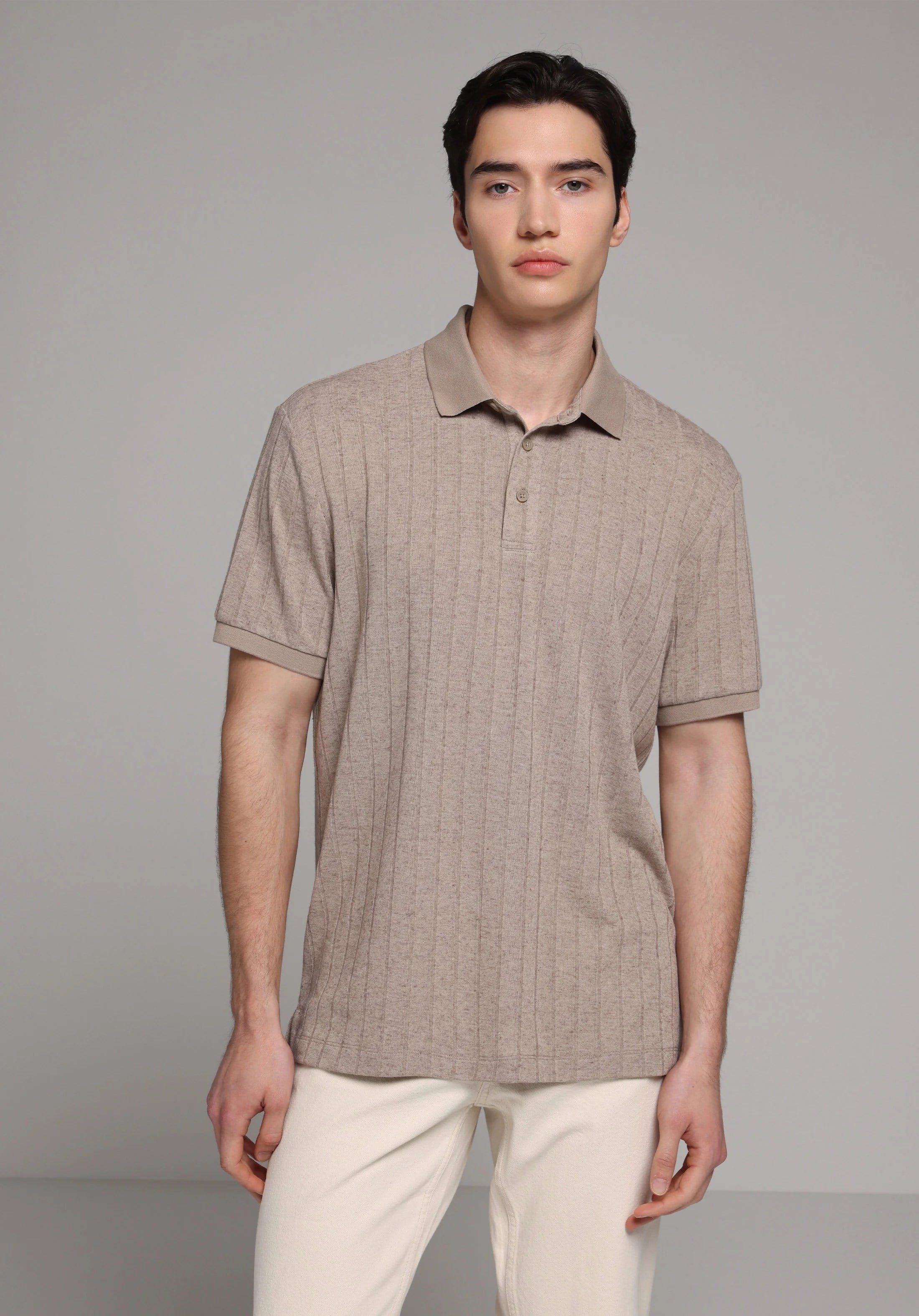 ÖRME ERKEK YAKALI KISA KOL T-SHIRT Regular Fit