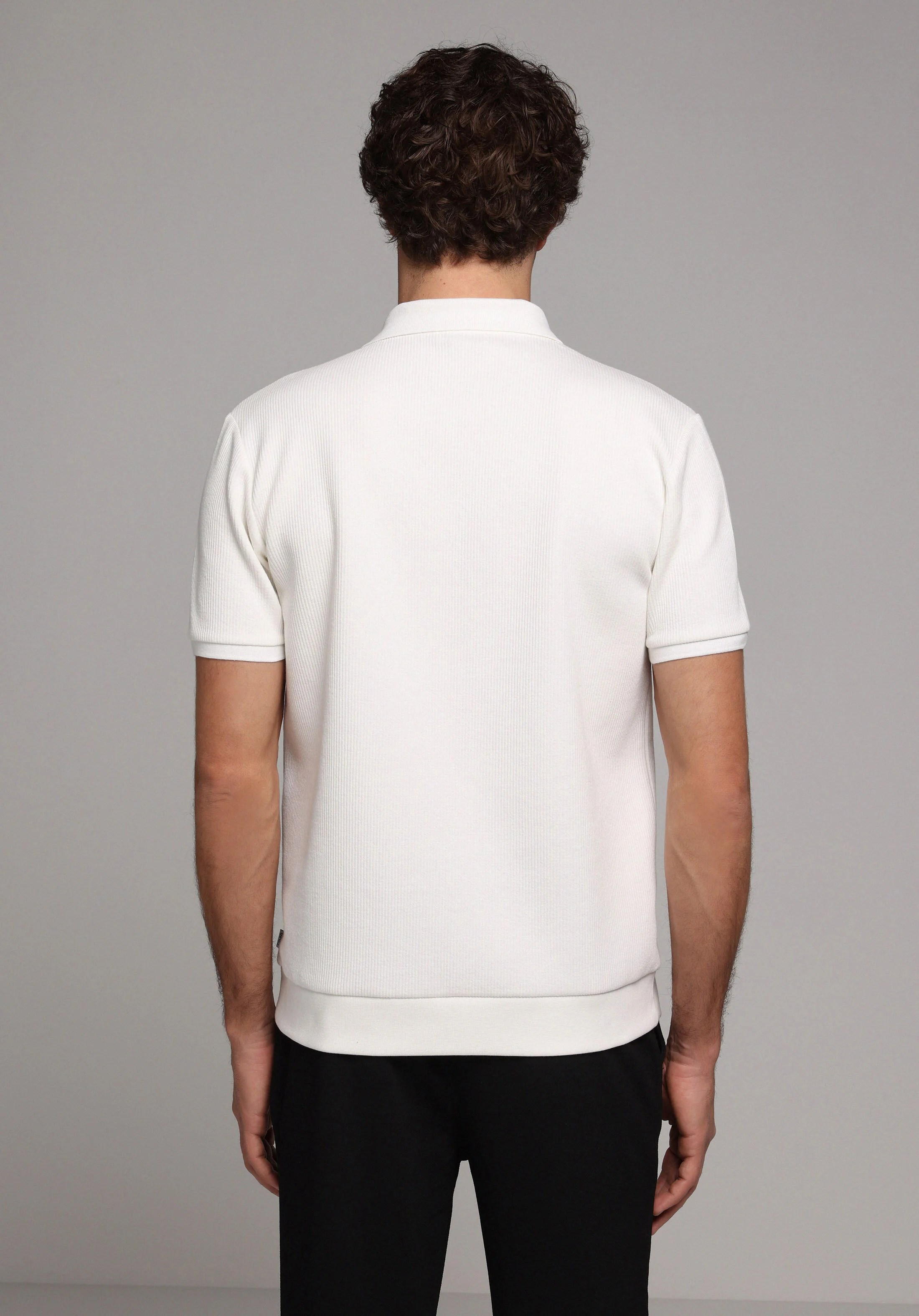 ÖRME ERKEK YAKALI KISA KOL T-SHIRT Regular Fit