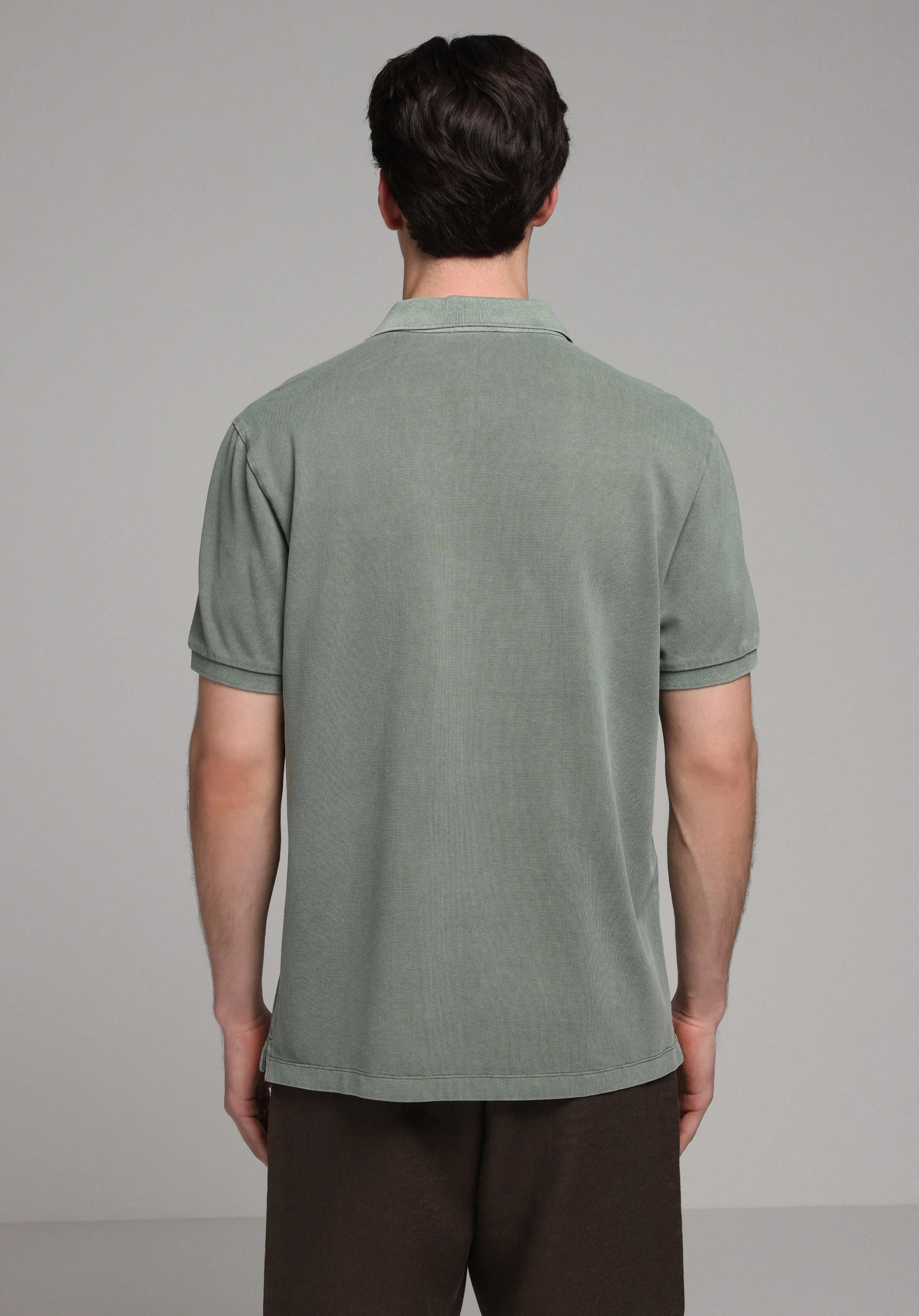ÖRME ERKEK YAKALI KISA KOL T-SHIRT Regular Fit