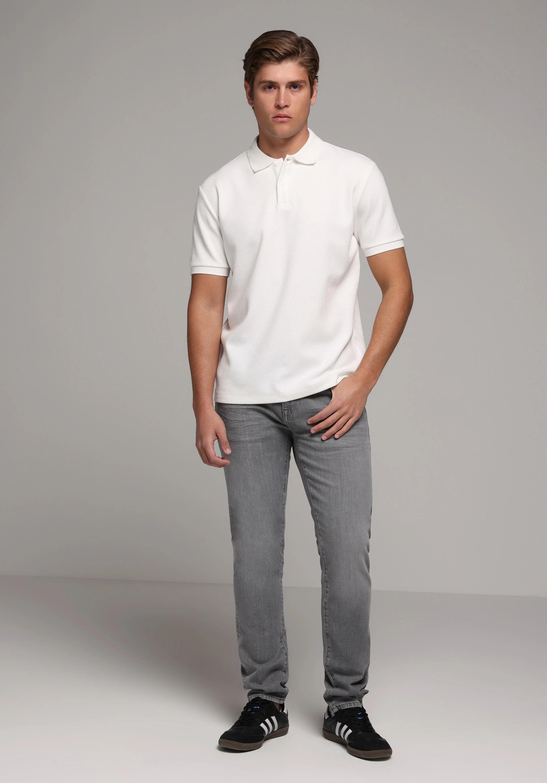 ÖRME ERKEK YAKALI KISA KOL T-SHIRT Regular Fit