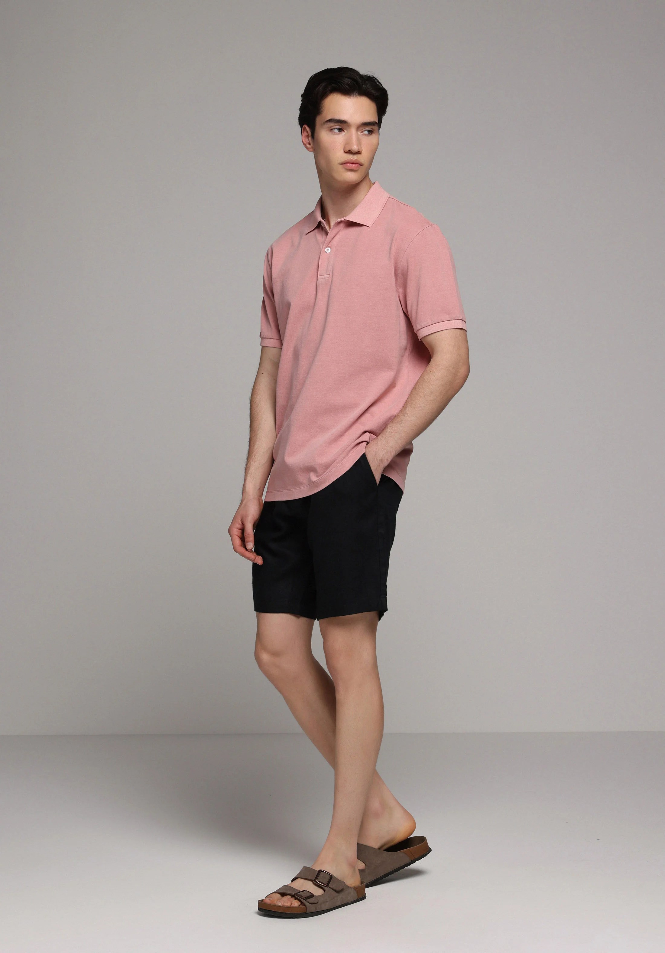 ÖRME ERKEK YAKALI KISA KOL T-SHIRT Regular Fit