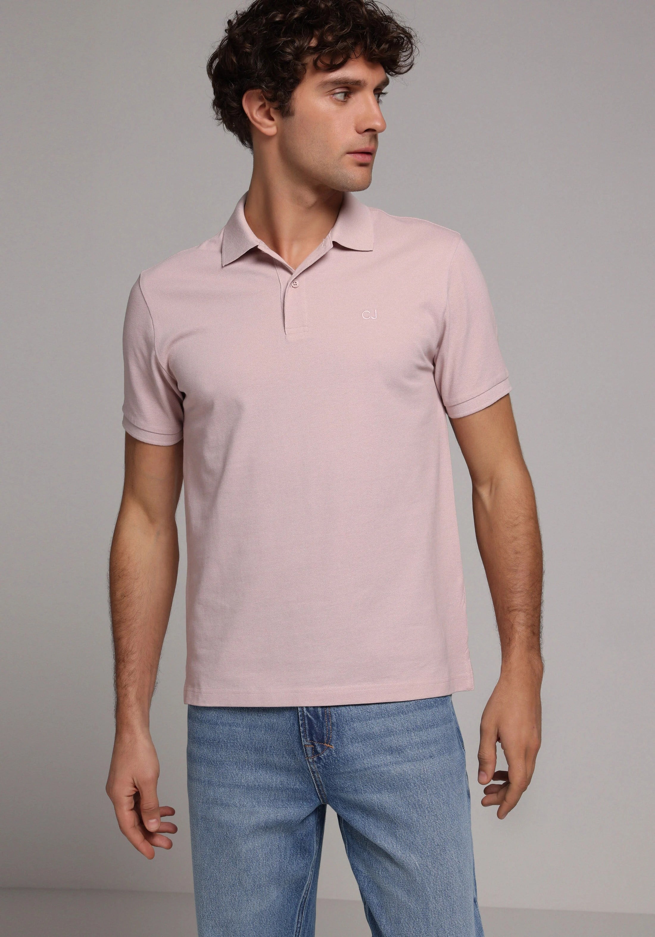 ÖRME ERKEK YAKALI KISA KOL T-SHIRT Regular Fit
