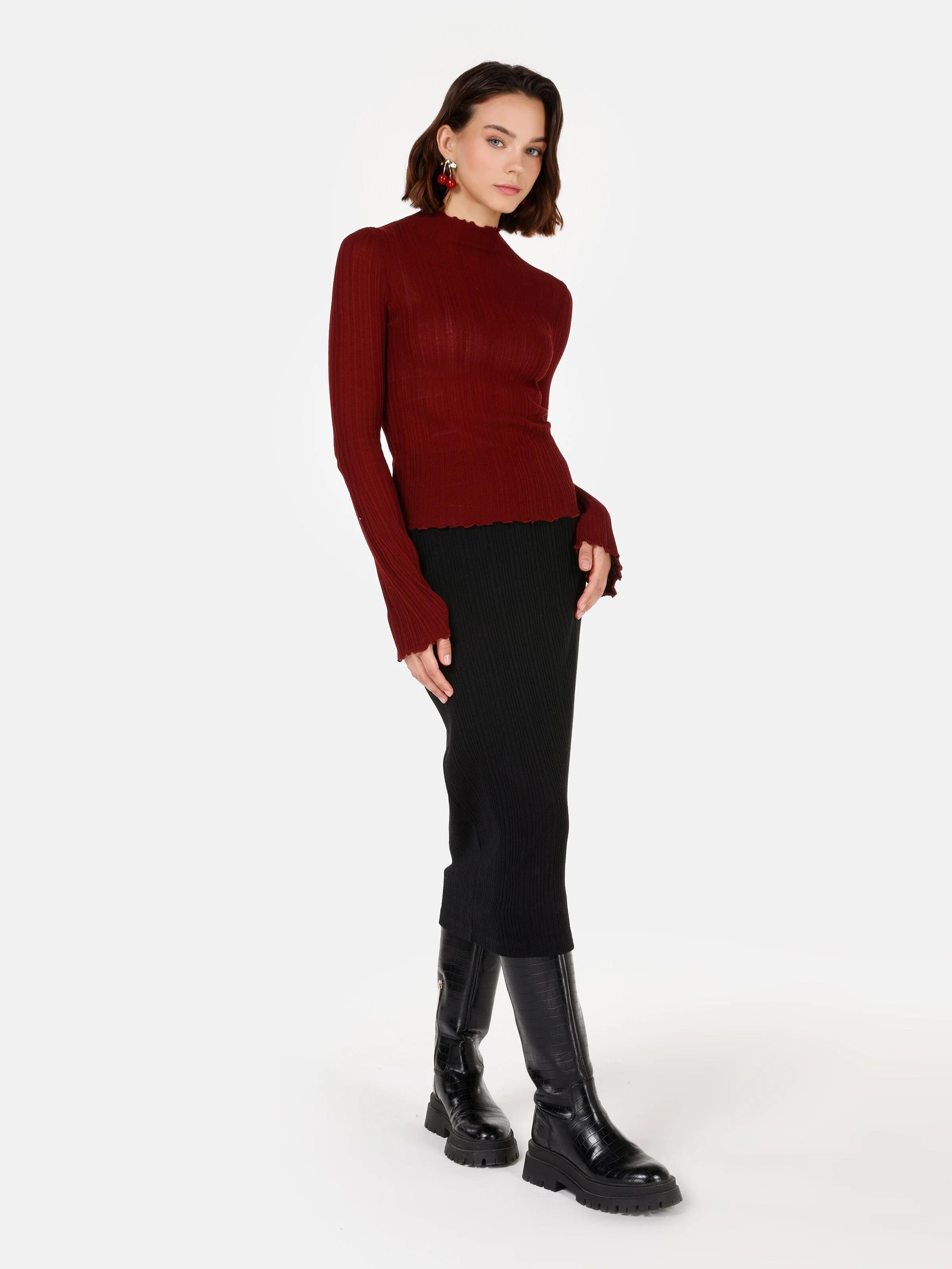 ÖRME KADIN ETEK Regular Fit