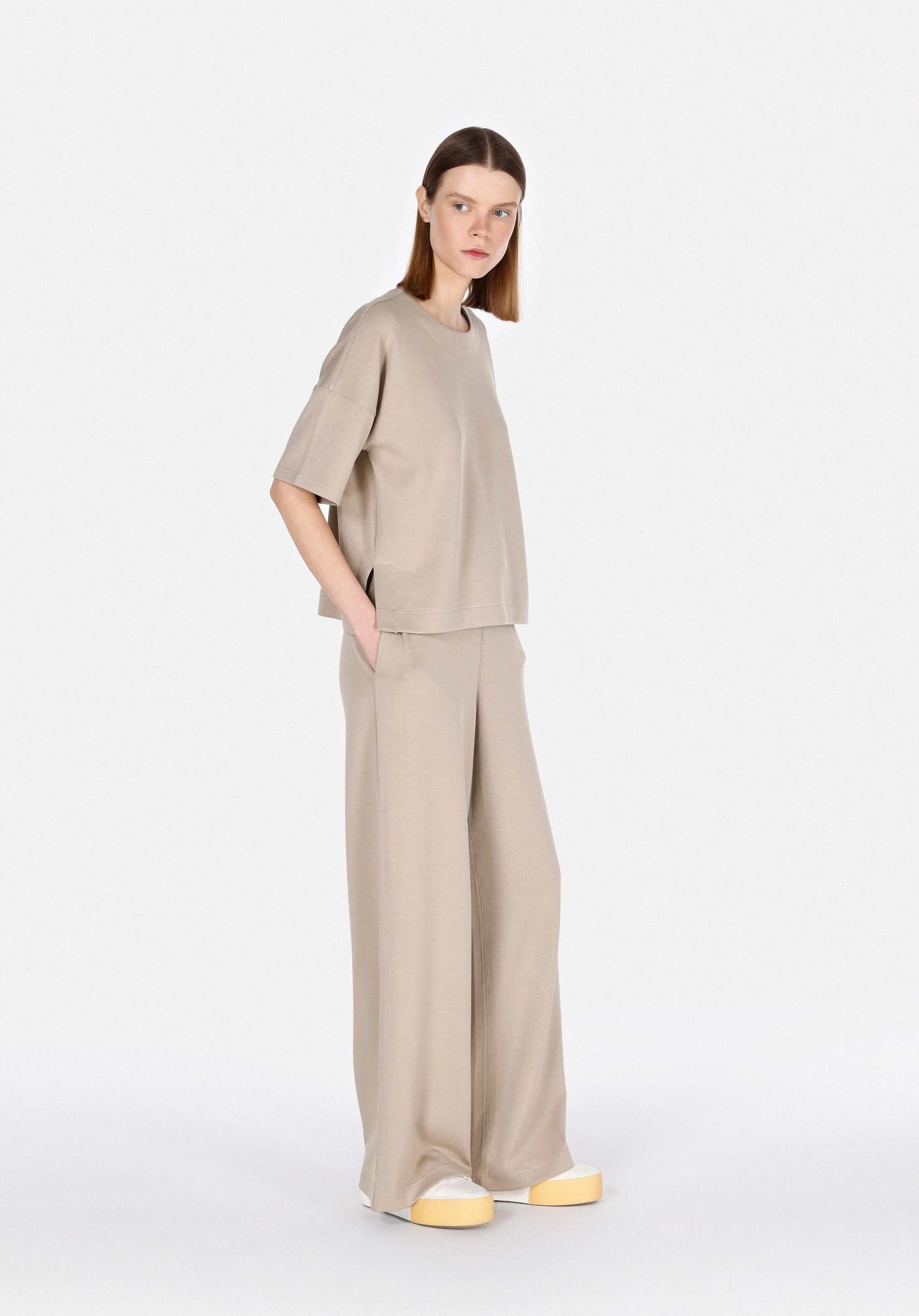 ÖRME KADIN KISA KOL BLUZ Comfort Fit