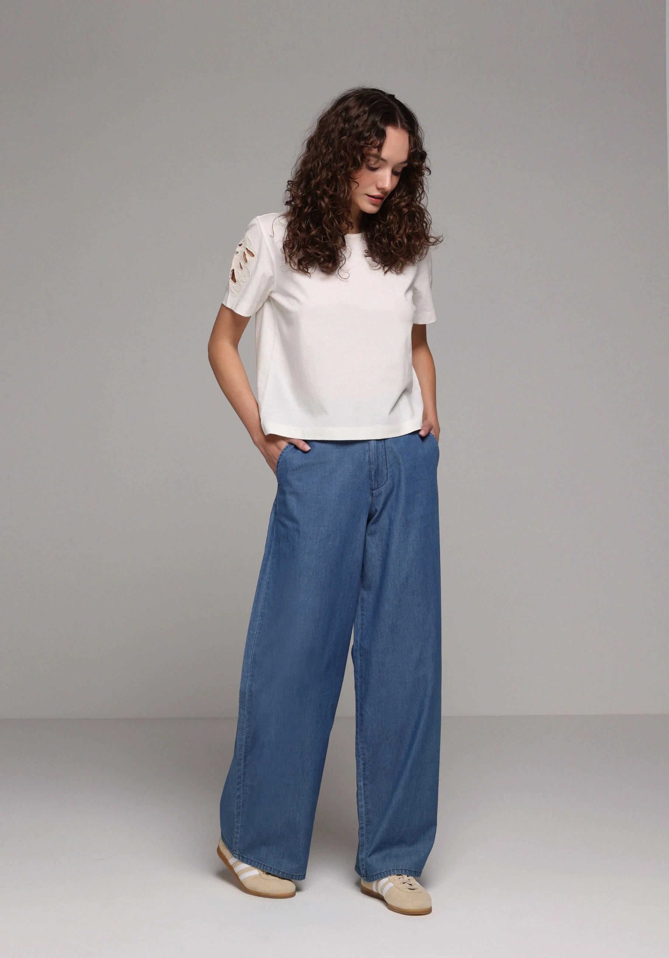 ÖRME KADIN KISA KOL BLUZ Regular Fit