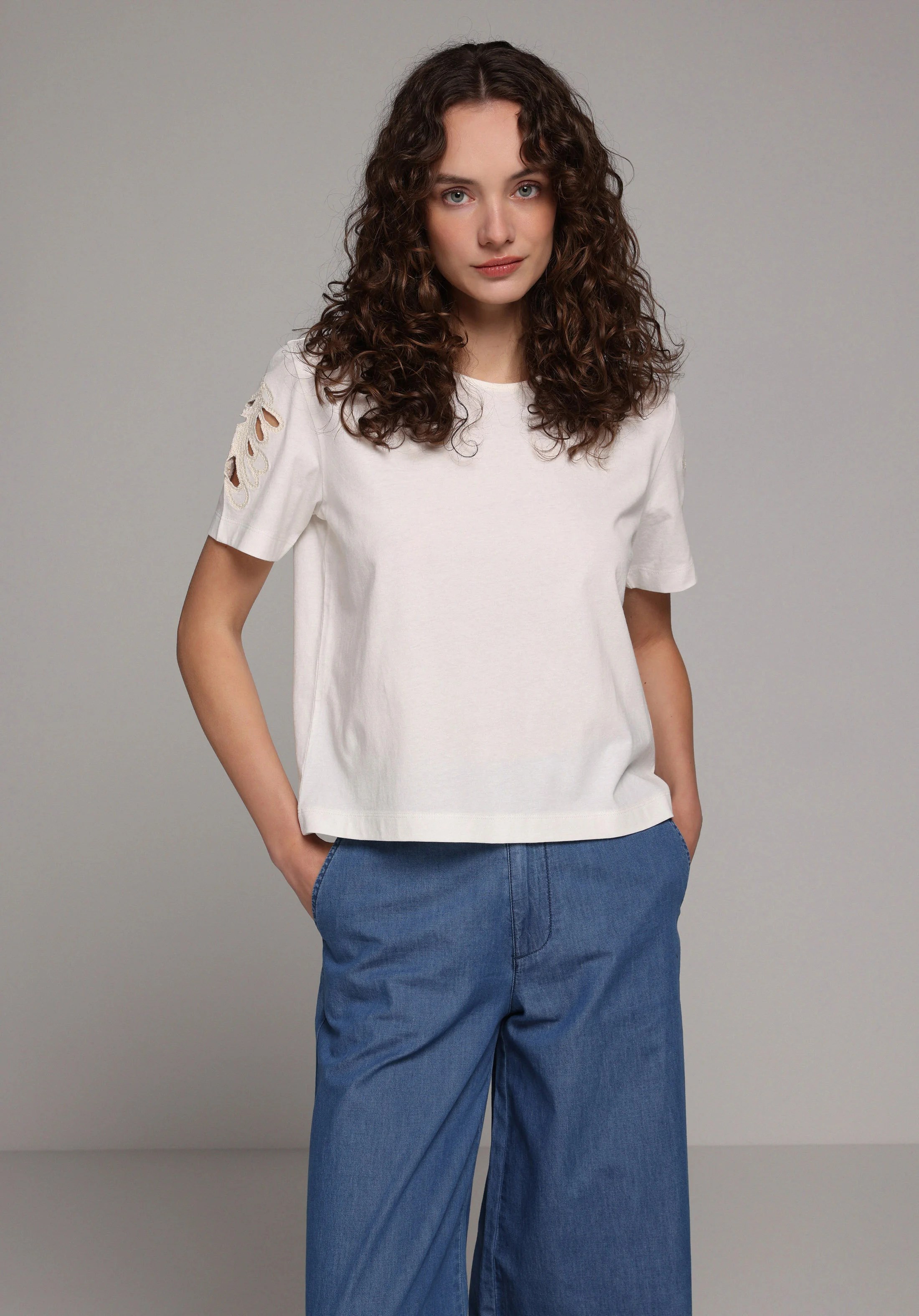 ÖRME KADIN KISA KOL BLUZ Regular Fit