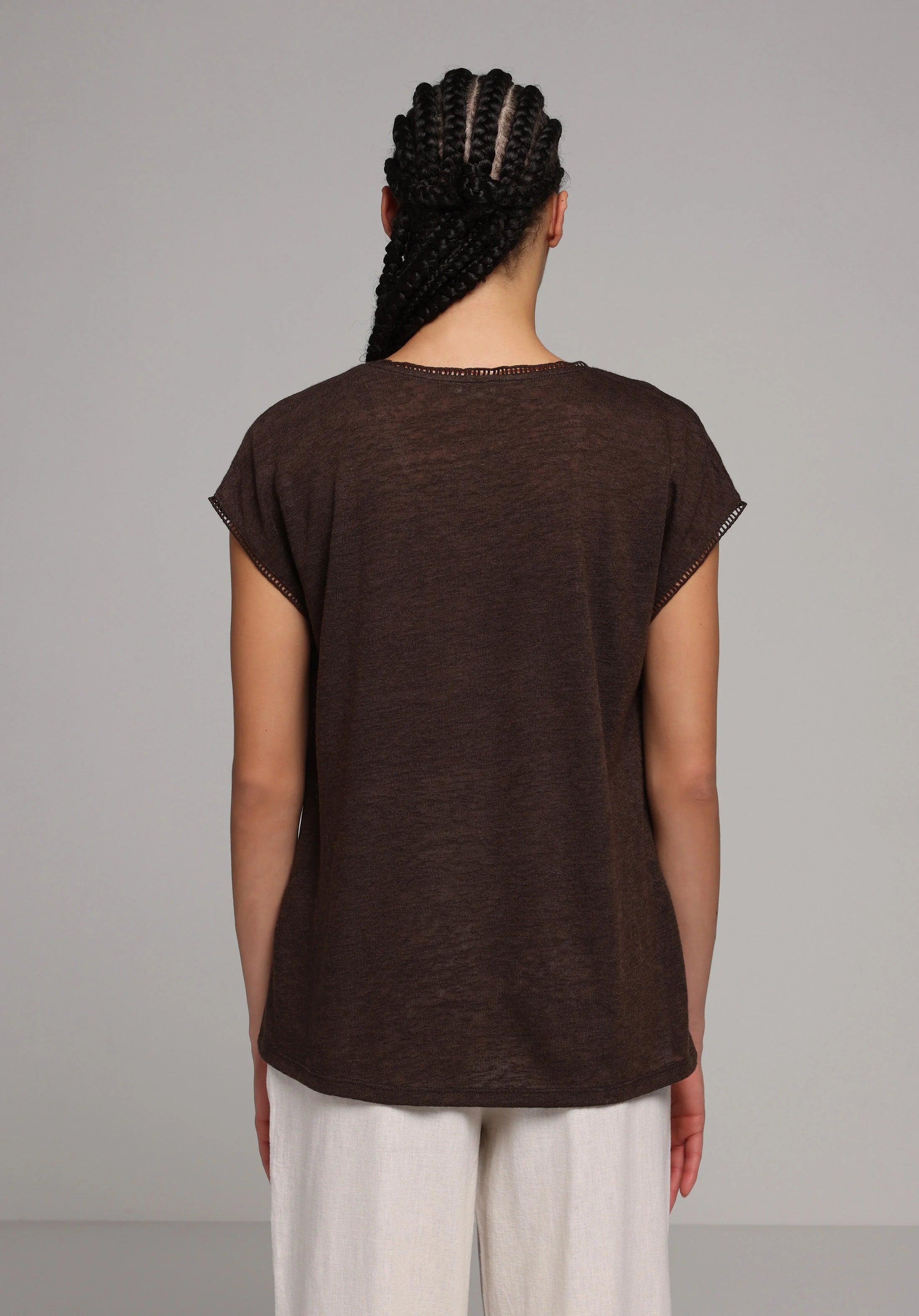 ÖRME KADIN KISA KOL BLUZ Regular Fit