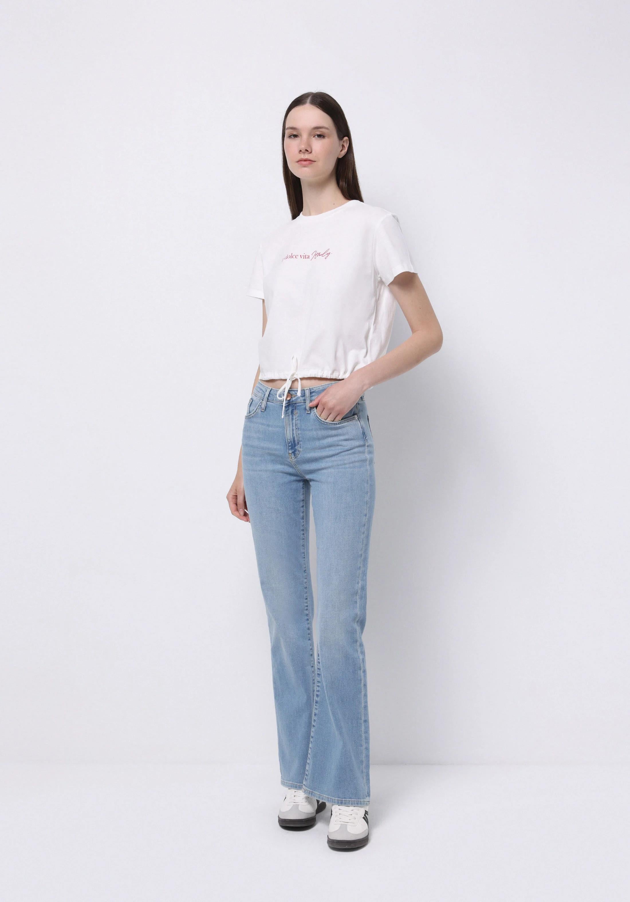ÖRME KADIN KISA KOL BLUZ Regular Fit
