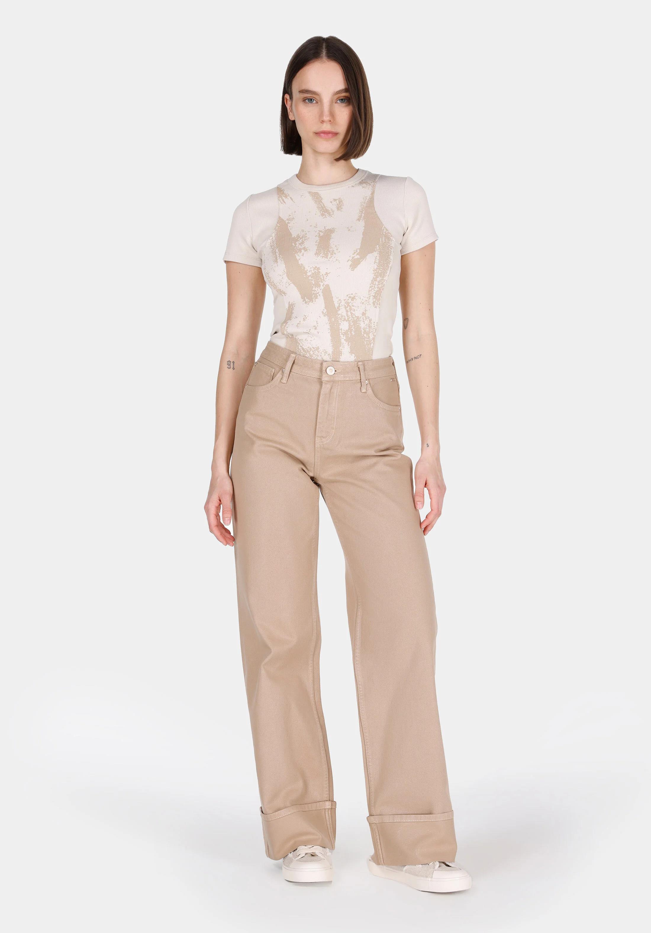 ÖRME KADIN KISA KOL BLUZ Slim Fit