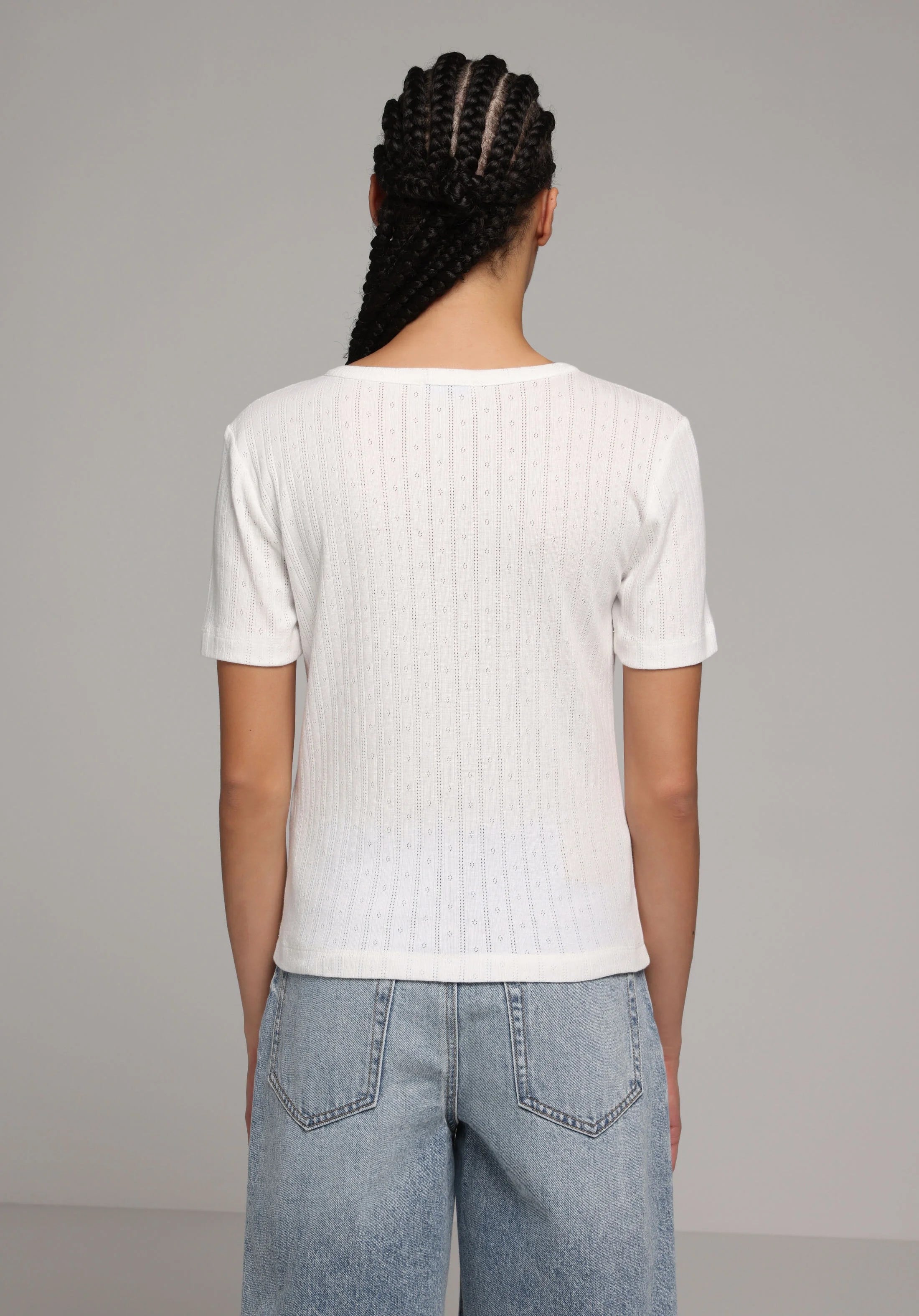 ÖRME KADIN KISA KOL BLUZ Slim Fit