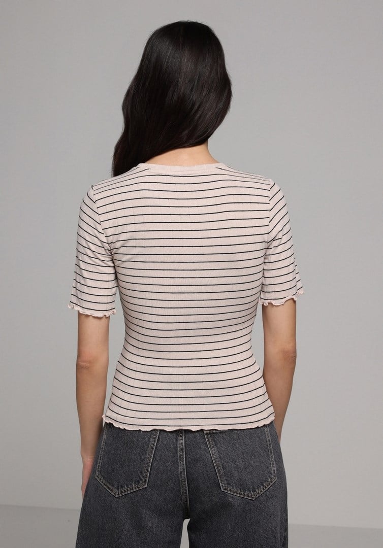 ÖRME KADIN KISA KOL KAZAK Slim Fit