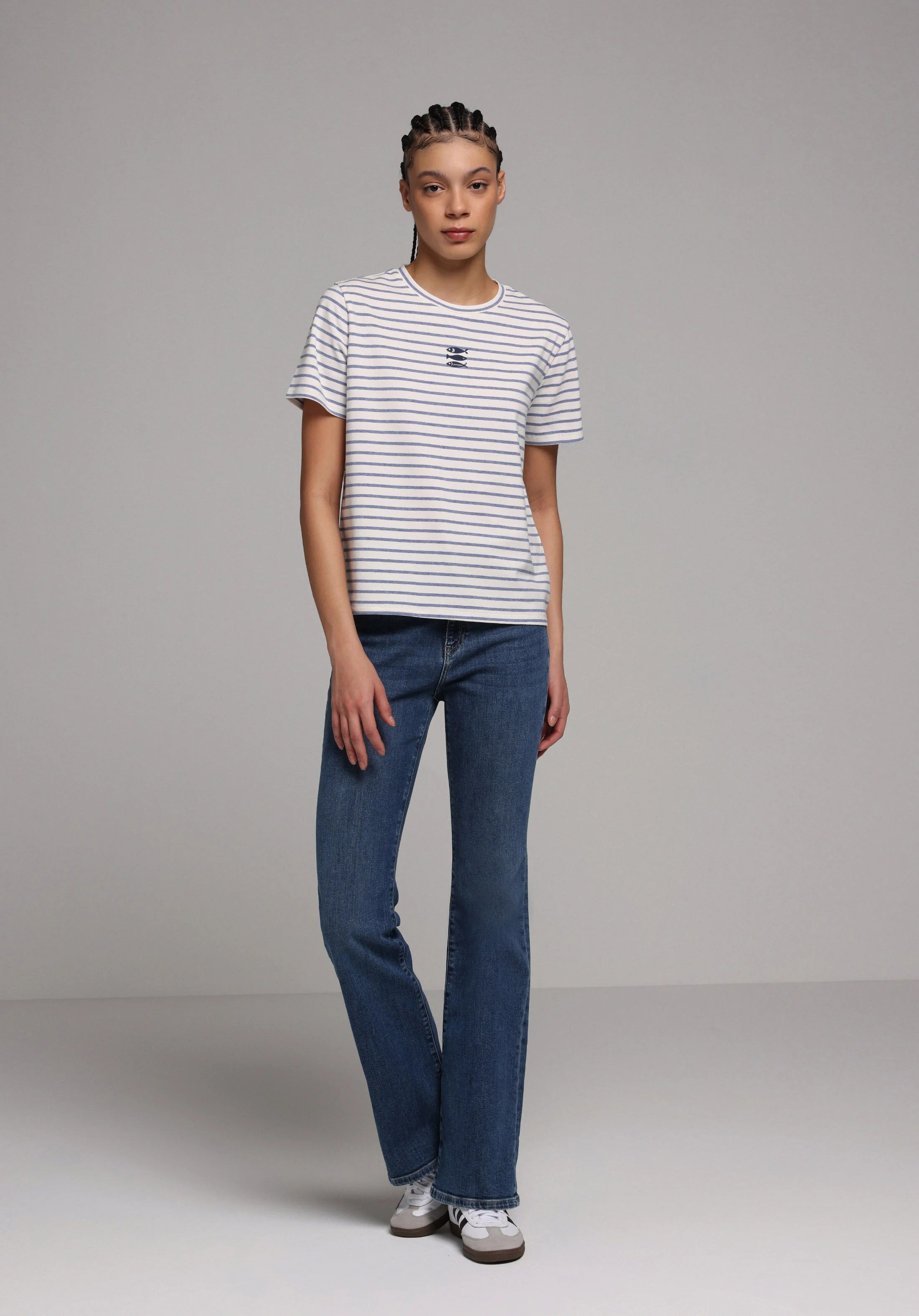 ÖRME KADIN KISA KOL T-SHIRT Regular Fit