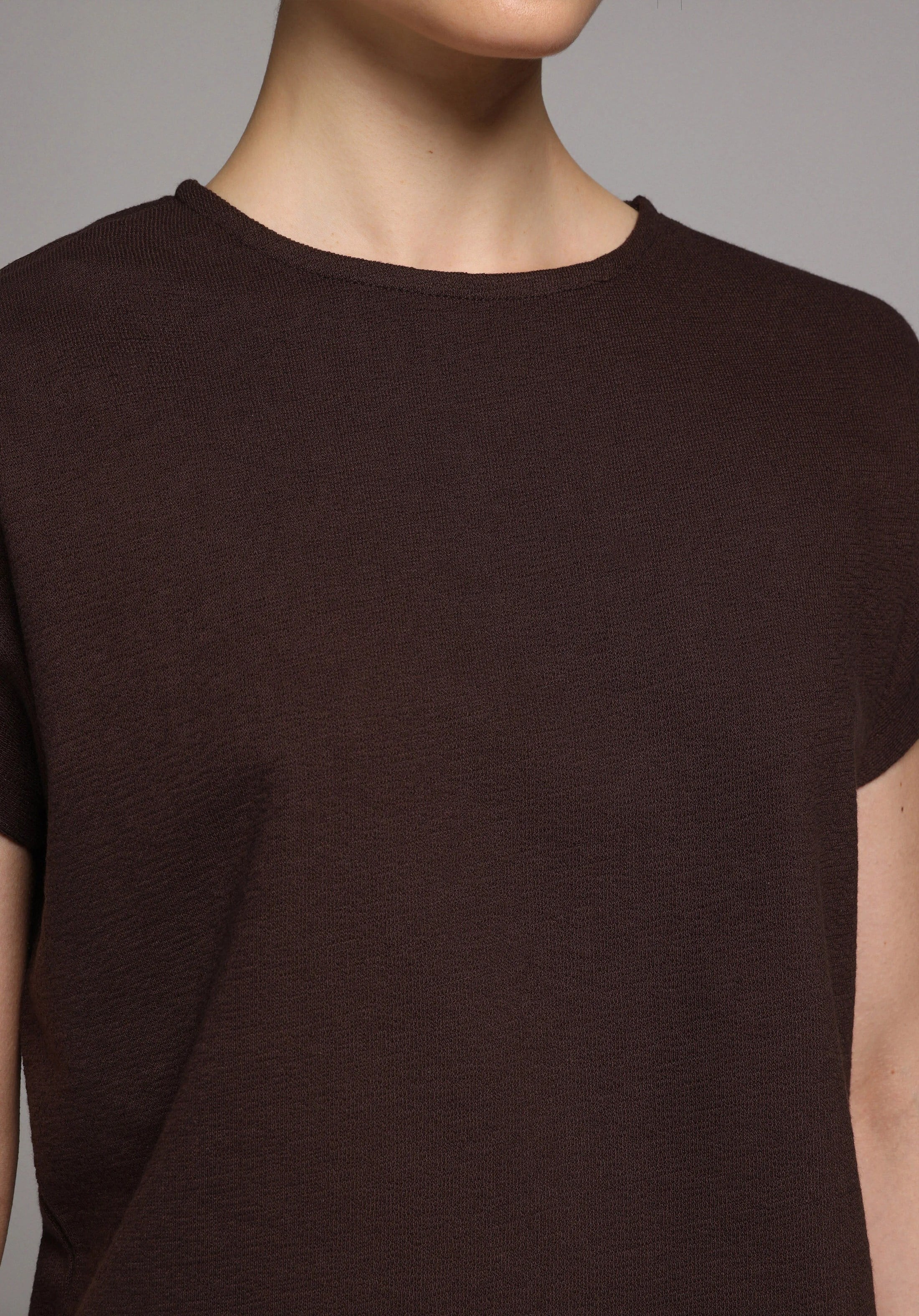 ÖRME KADIN KISA KOL T-SHIRT Regular Fit