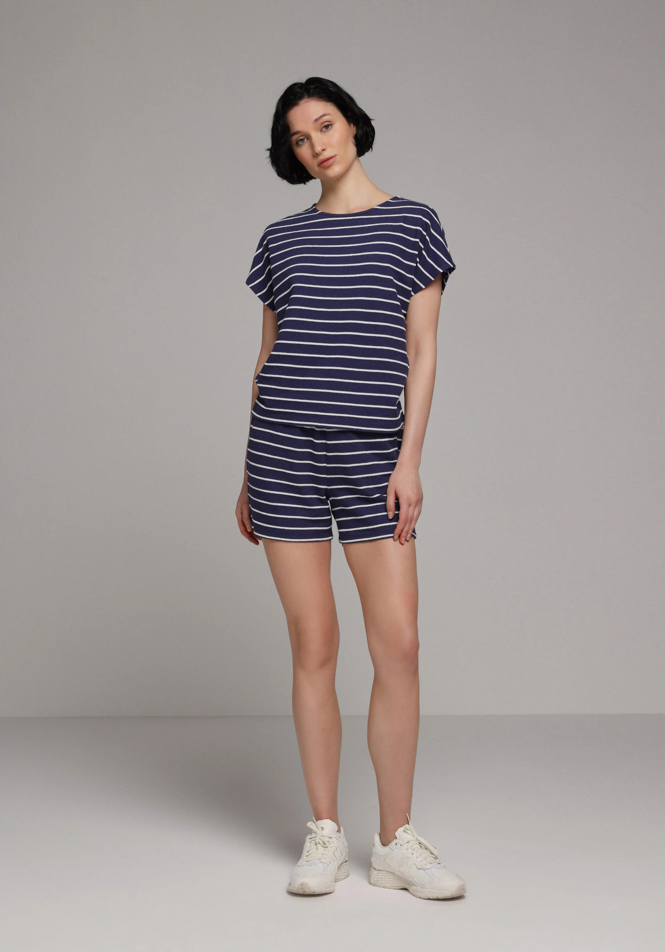 ÖRME KADIN KISA KOL T-SHIRT Regular Fit