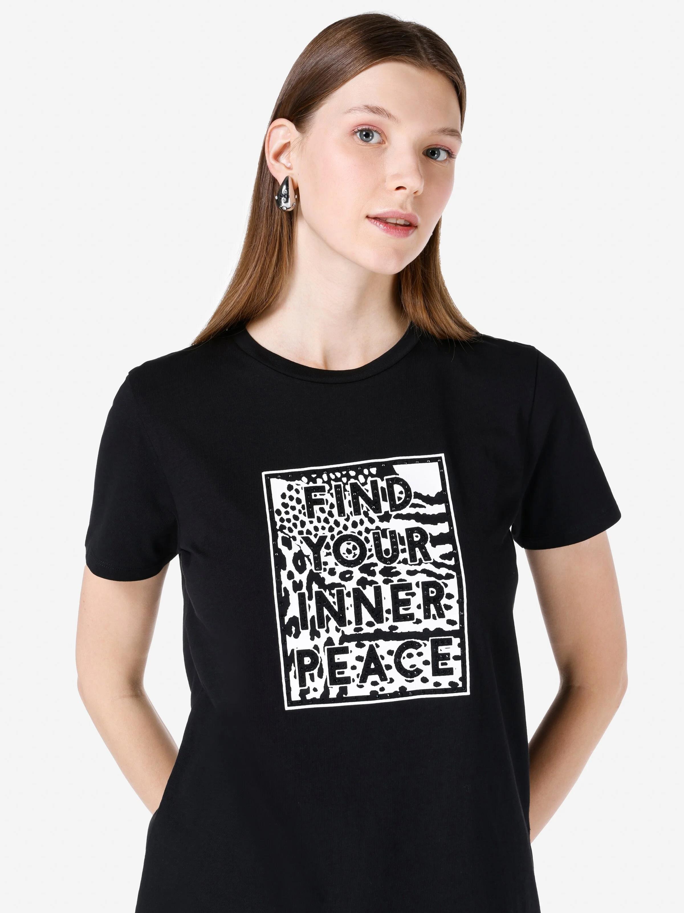 ÖRME KADIN KISA KOL T-SHIRT Regular Fit